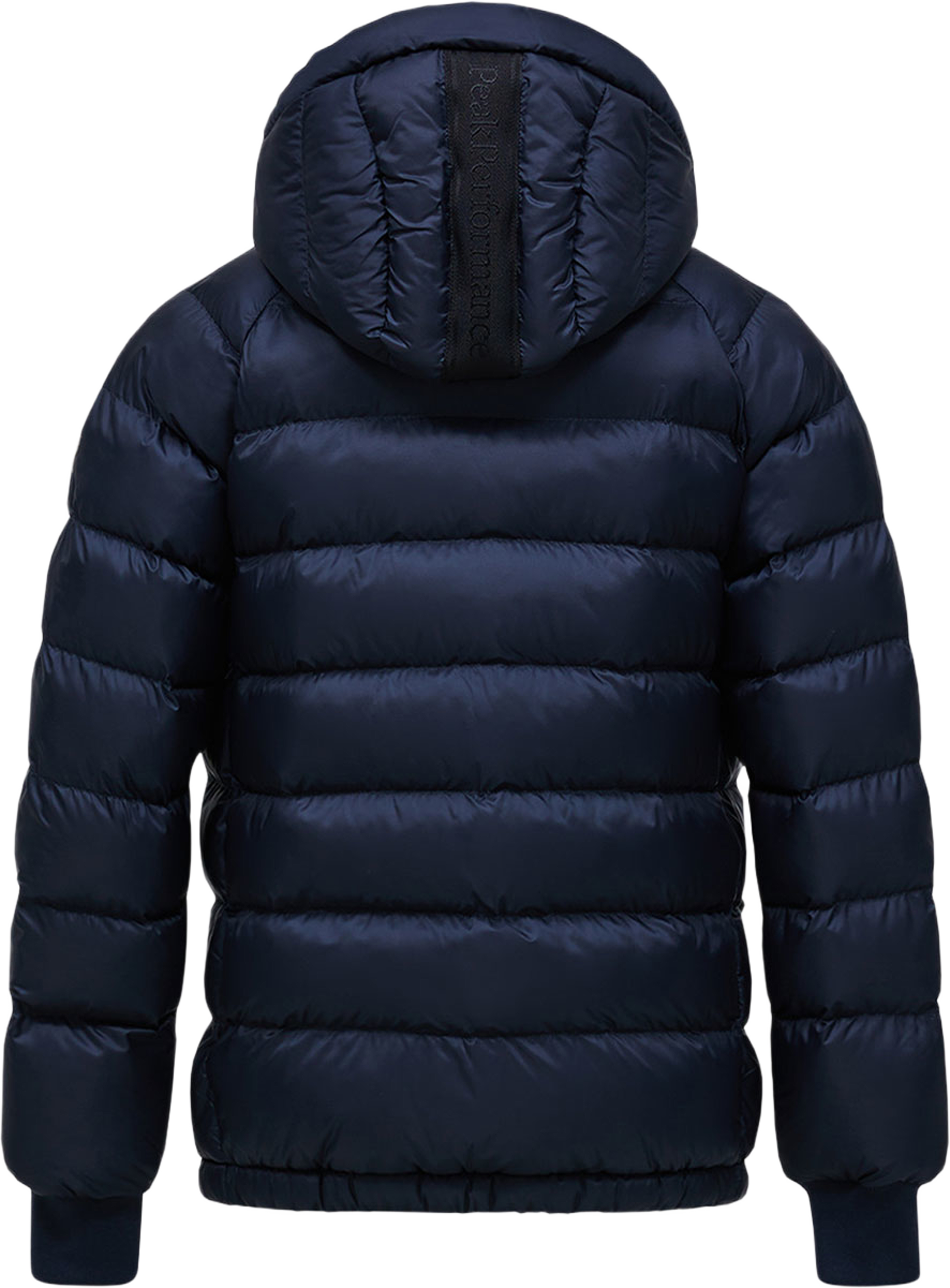 Jr Tomic Insulated Hood Jacket, från Peak Performance, i färgen Blue Shadow. Klicka för att öppna bilden i stort format