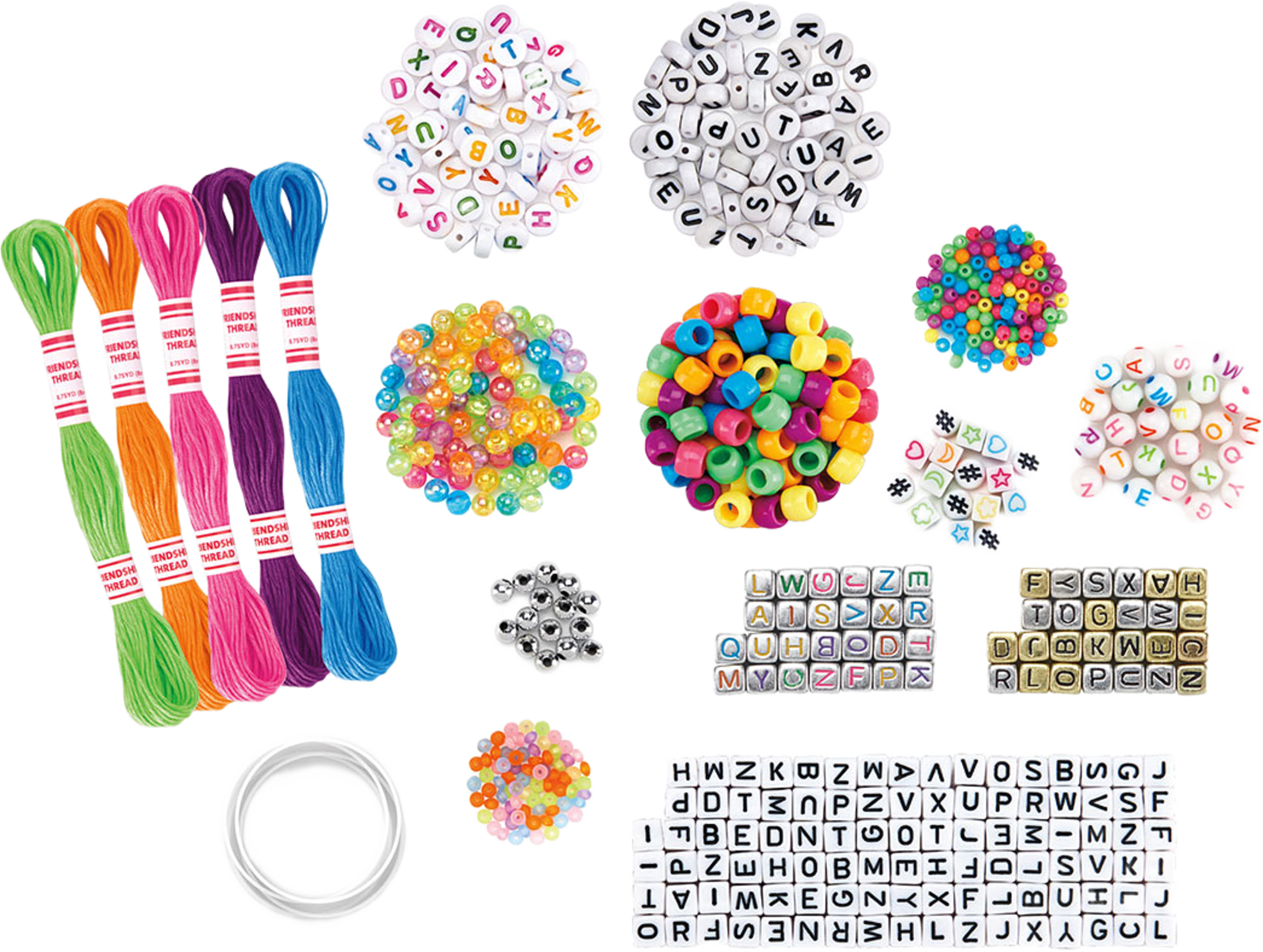 Abc Fashion Bead Bracelets, från Shimmer 'n Sparkle. Klicka för att öppna bilden i stort format