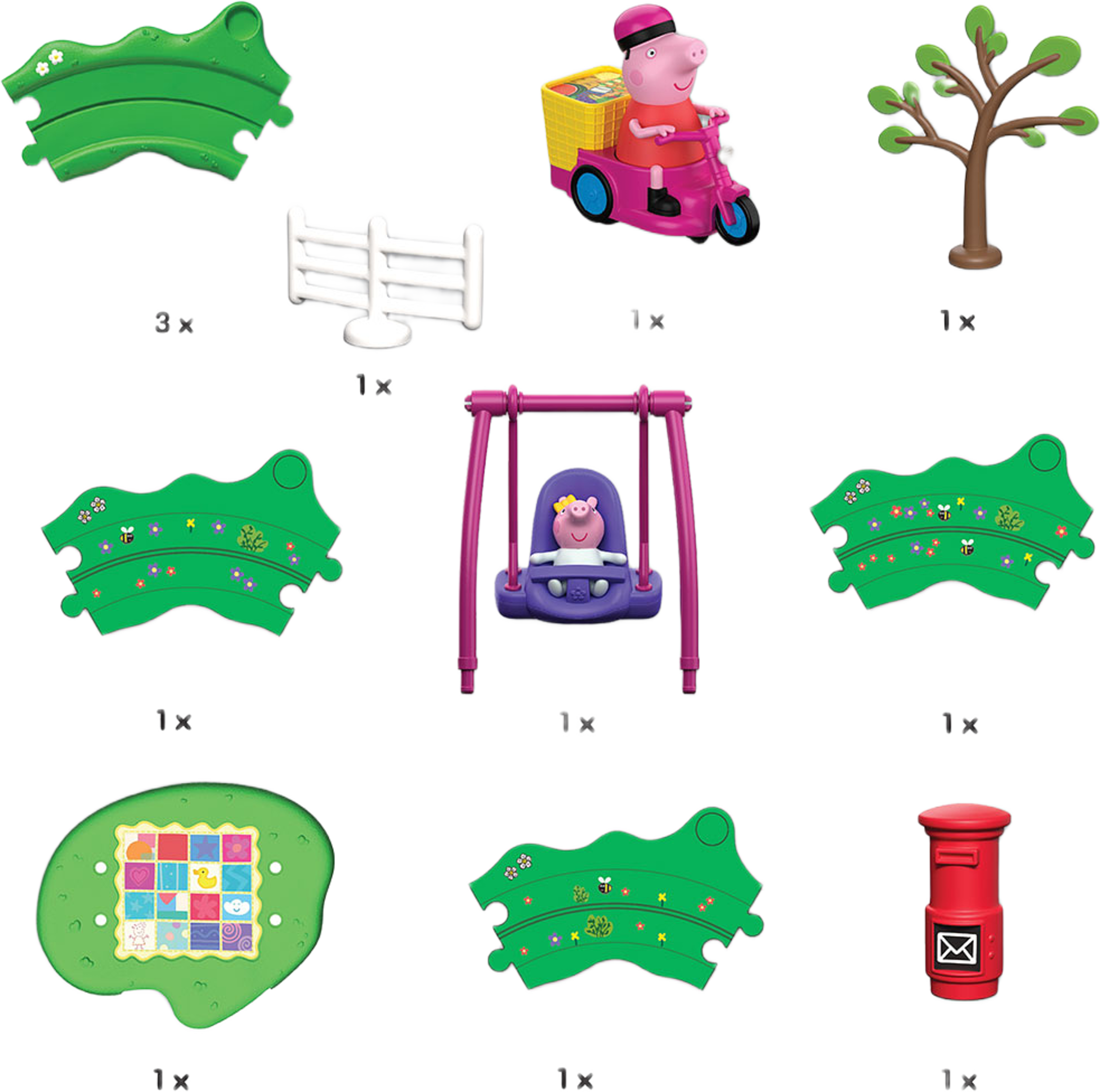 Peppa Whizz Around Swing & Sway Evie, från Peppa Pig. Klicka för att öppna bilden i stort format