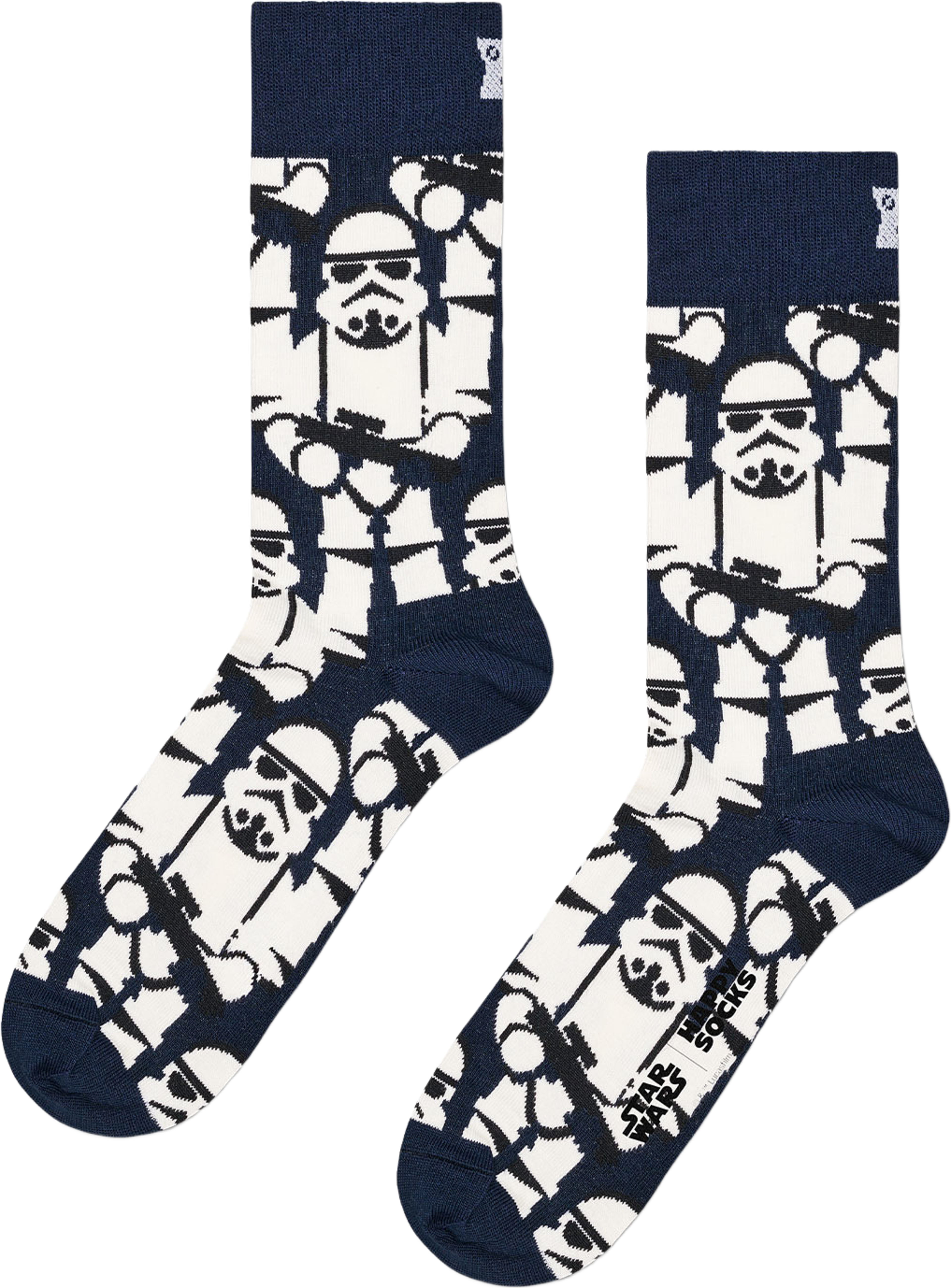 STAR WARS™ Stormtroopers Socks, från Happy Socks, i färgen Navy. Klicka för att öppna bilden i stort format