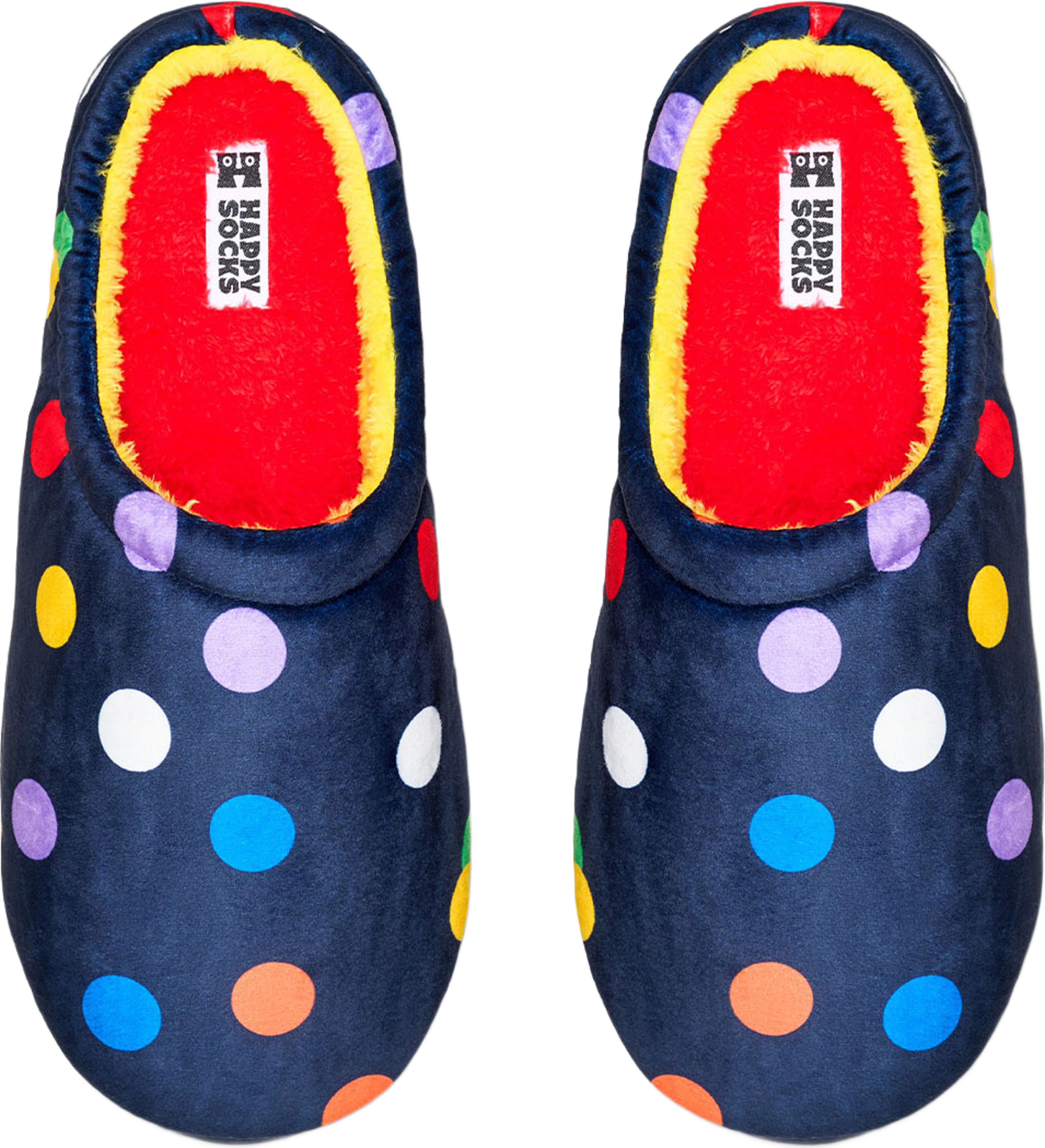 Dots Slipper, från Happy Socks, i färgen Navy. Klicka för att öppna bilden i stort format