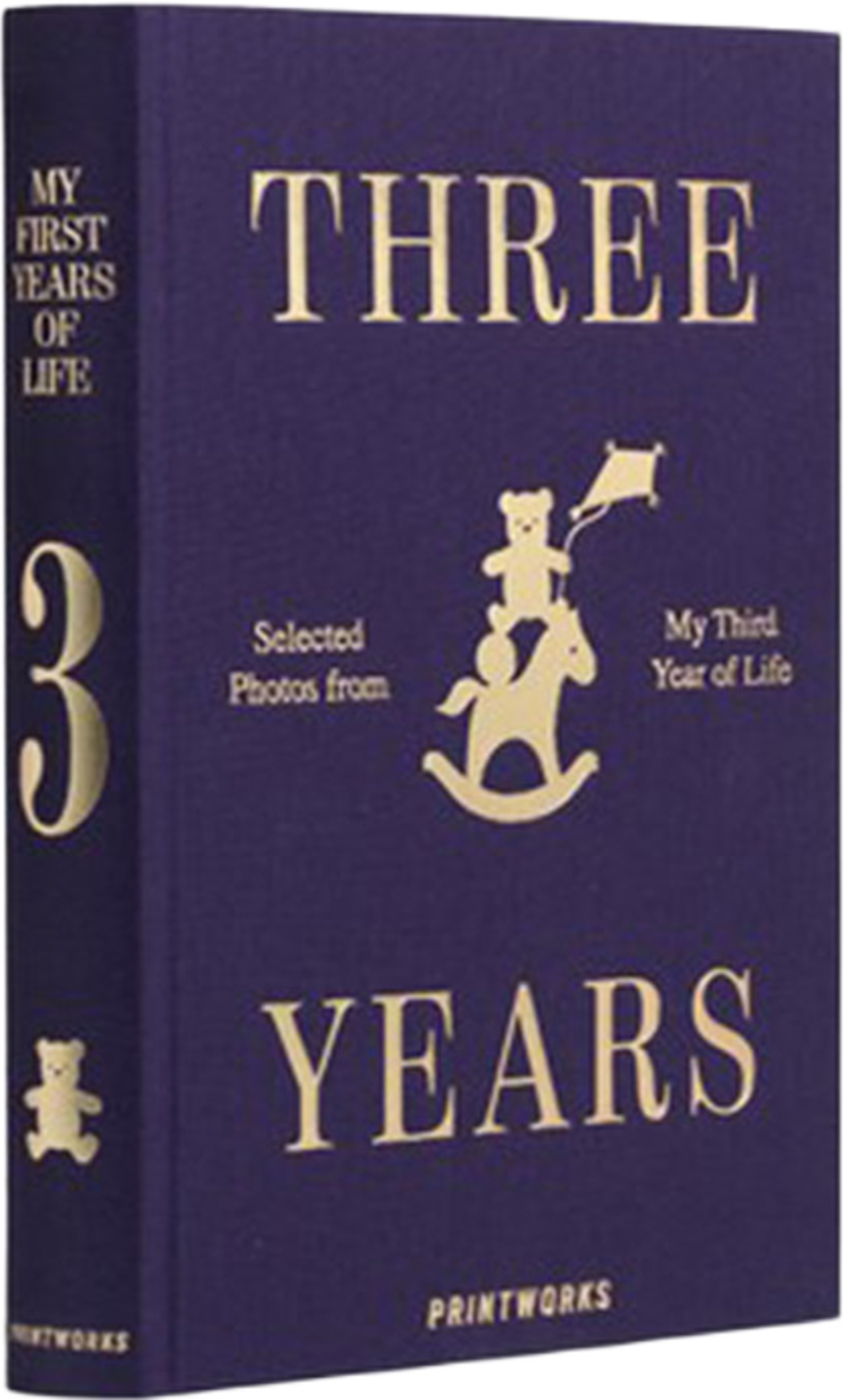 Photo Book Baby 3-pack - My First 3 Years, från Printworks, i färgen Light Blue. Klicka för att öppna bilden i stort format