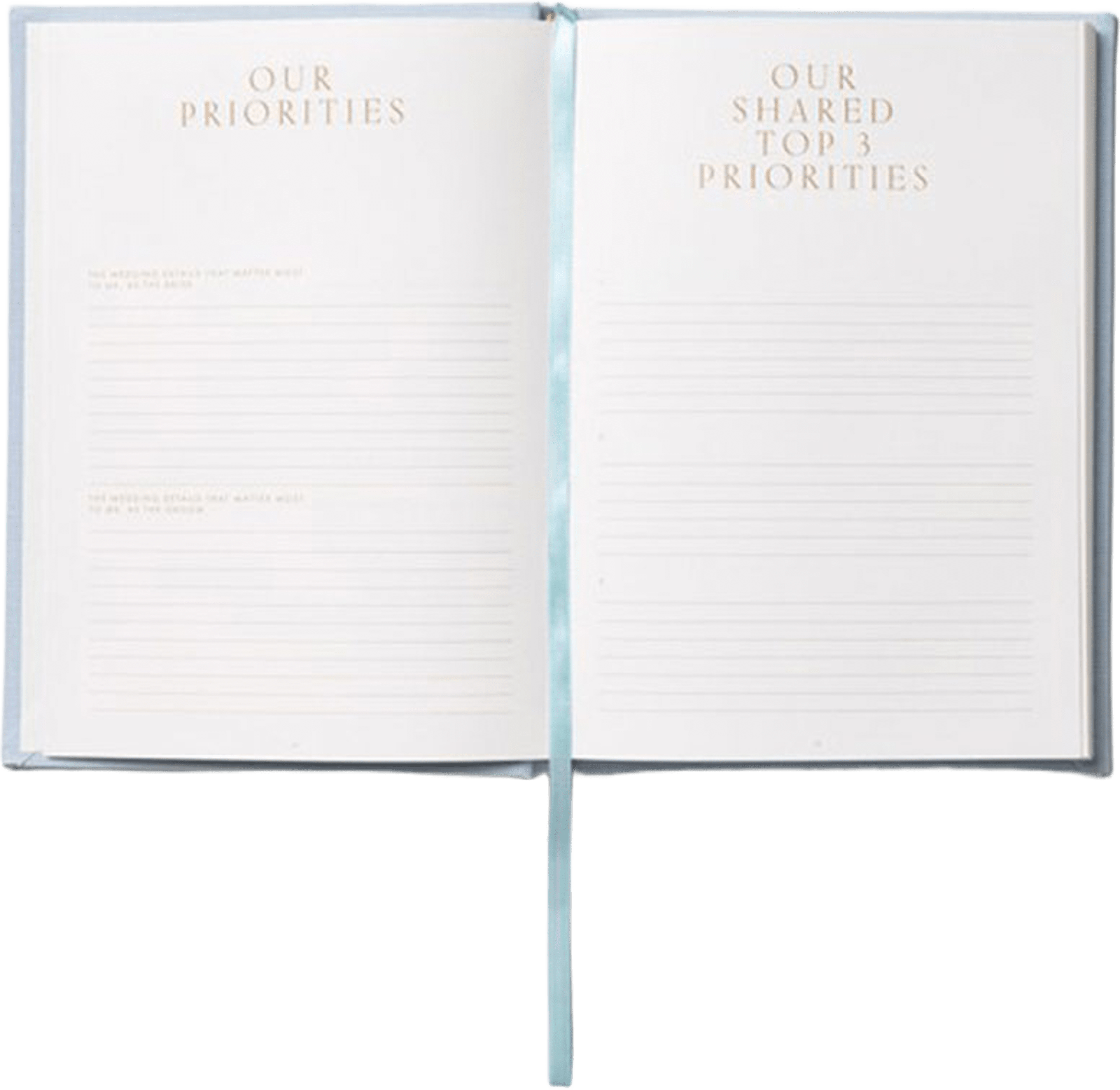 The Perfect Day - Wedding Planner, från Printworks, i färgen Light Blue. Klicka för att öppna bilden i stort format