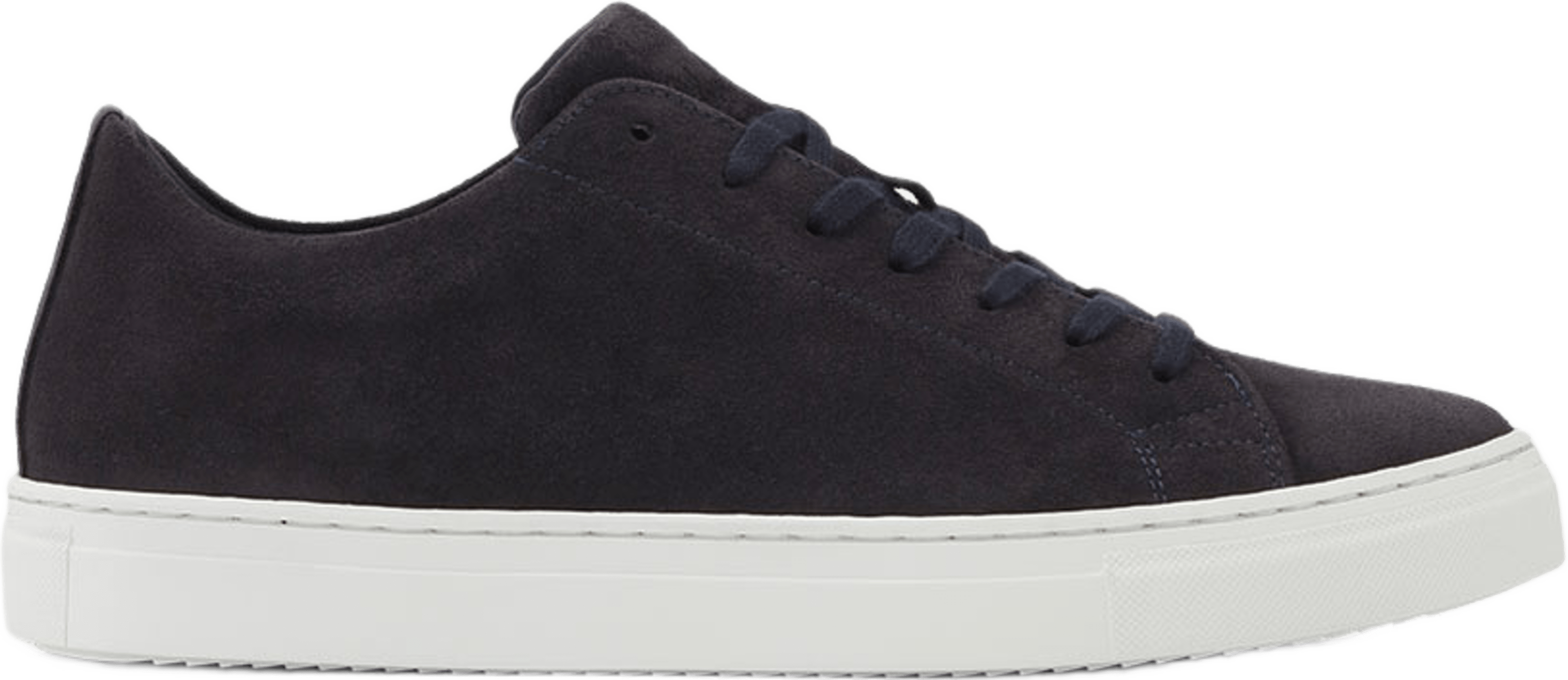 Signature Suede Sneaker, från LES DEUX, i färgen Dark Navy. Klicka för att öppna bilden i stort format