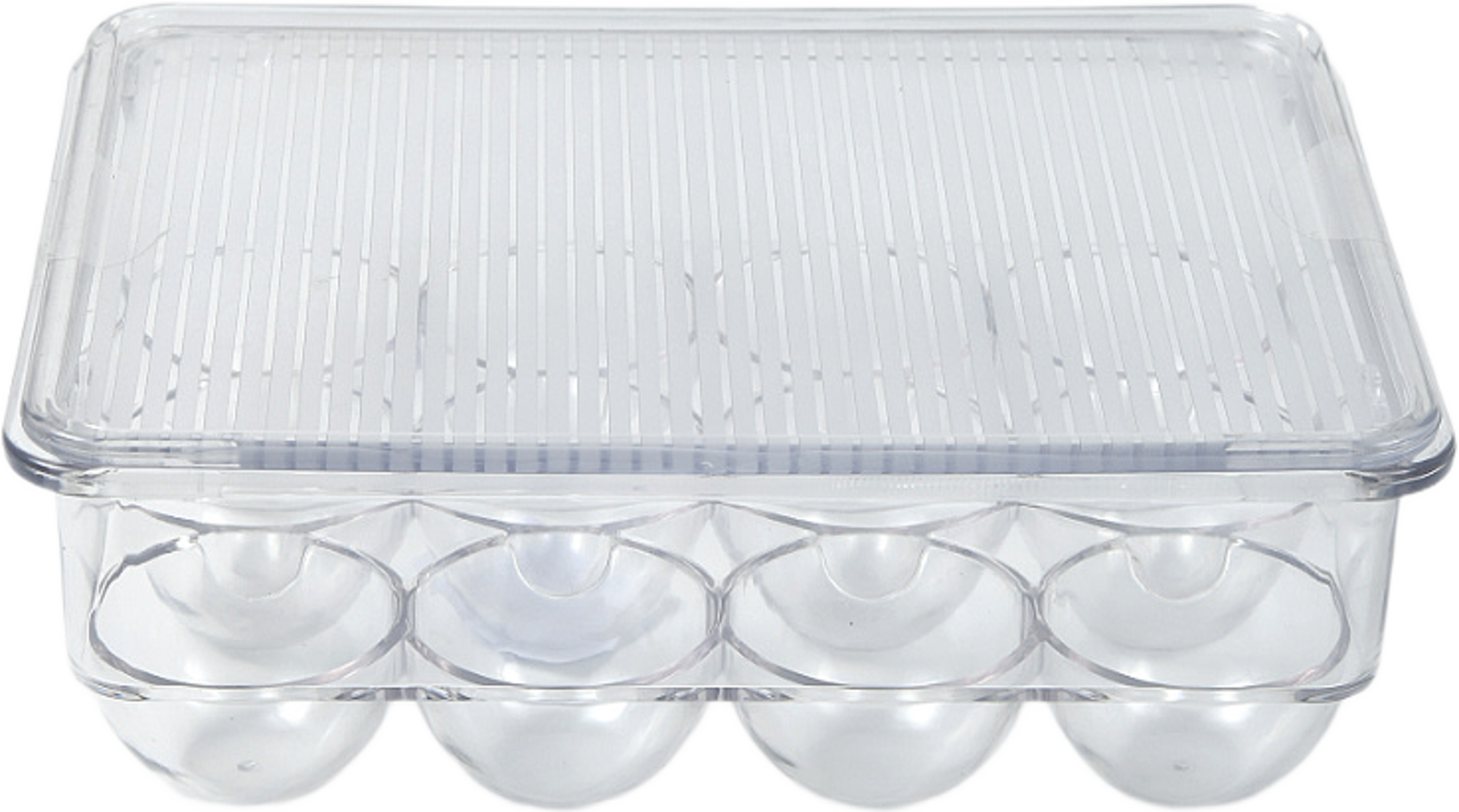 Kylskåpsförvaring för 12 ägg BISTRO, från Åhléns Home, i färgen Clear. Klicka för att öppna bilden i stort format