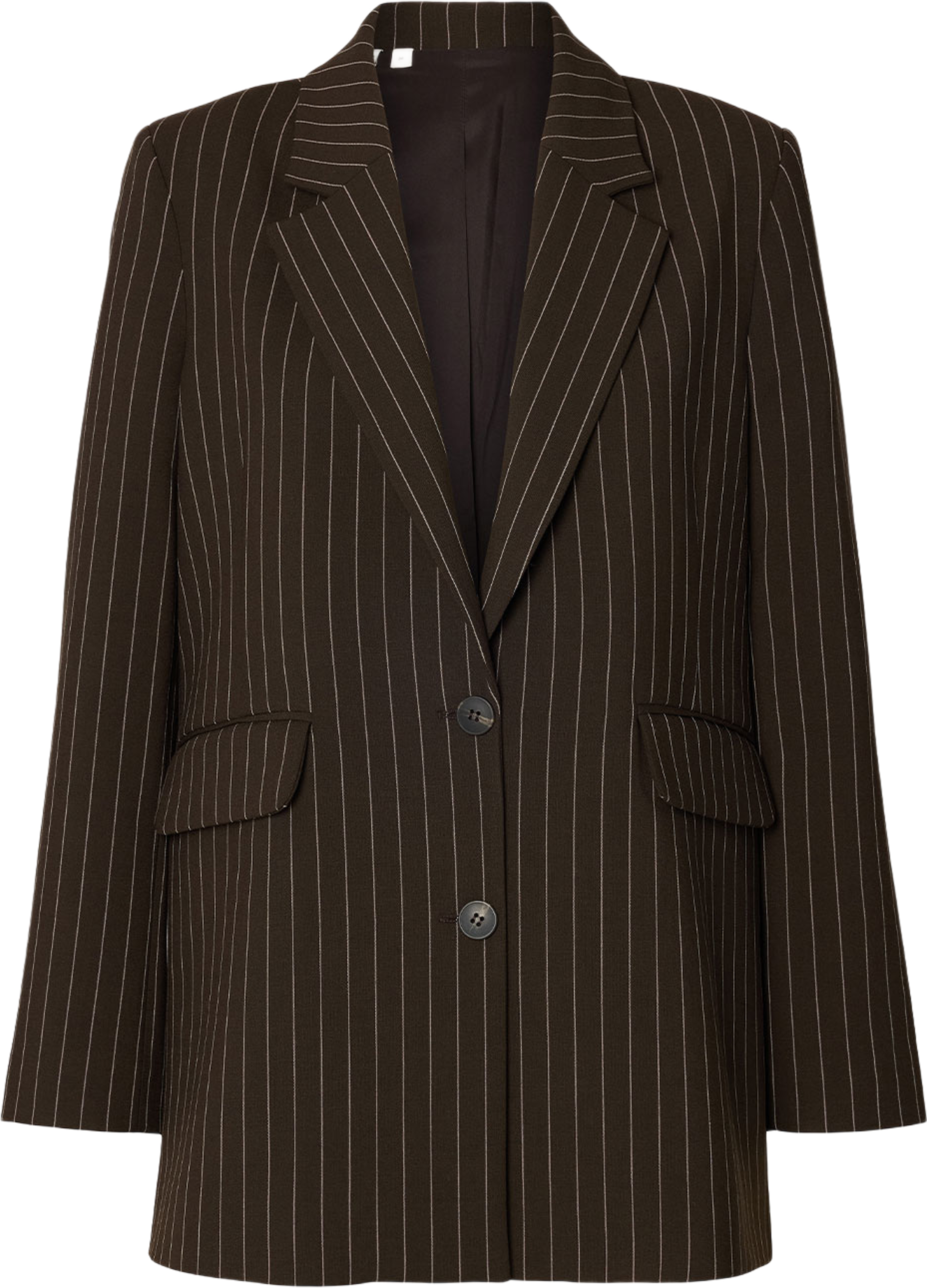 Rita Relaxed Blazer, från Selected, i färgen Delicioso Pinstripe. Klicka för att öppna bilden i stort format