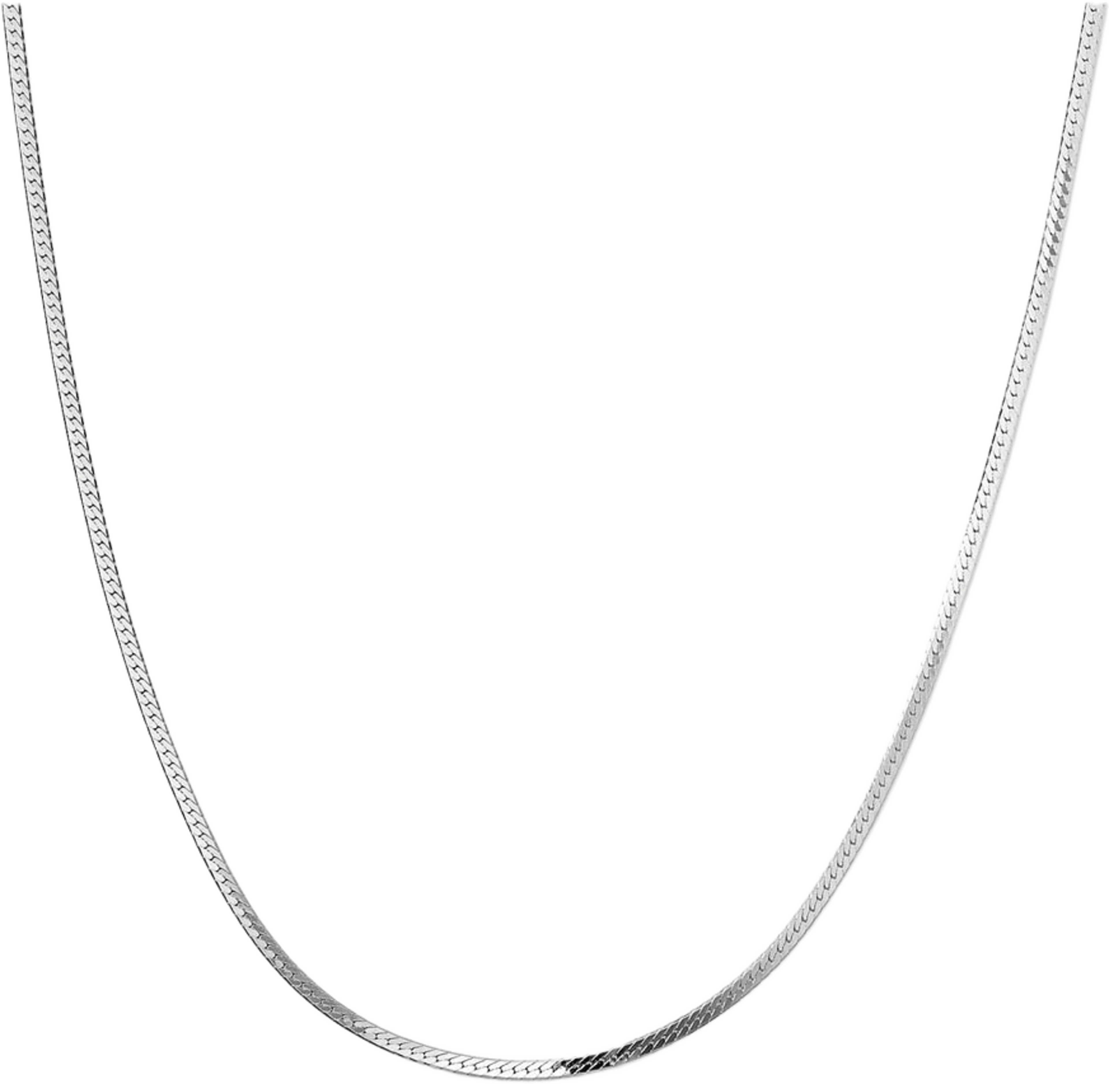 Herringbone Necklace, från Syster P, i färgen Silver. Klicka för att öppna bilden i stort format