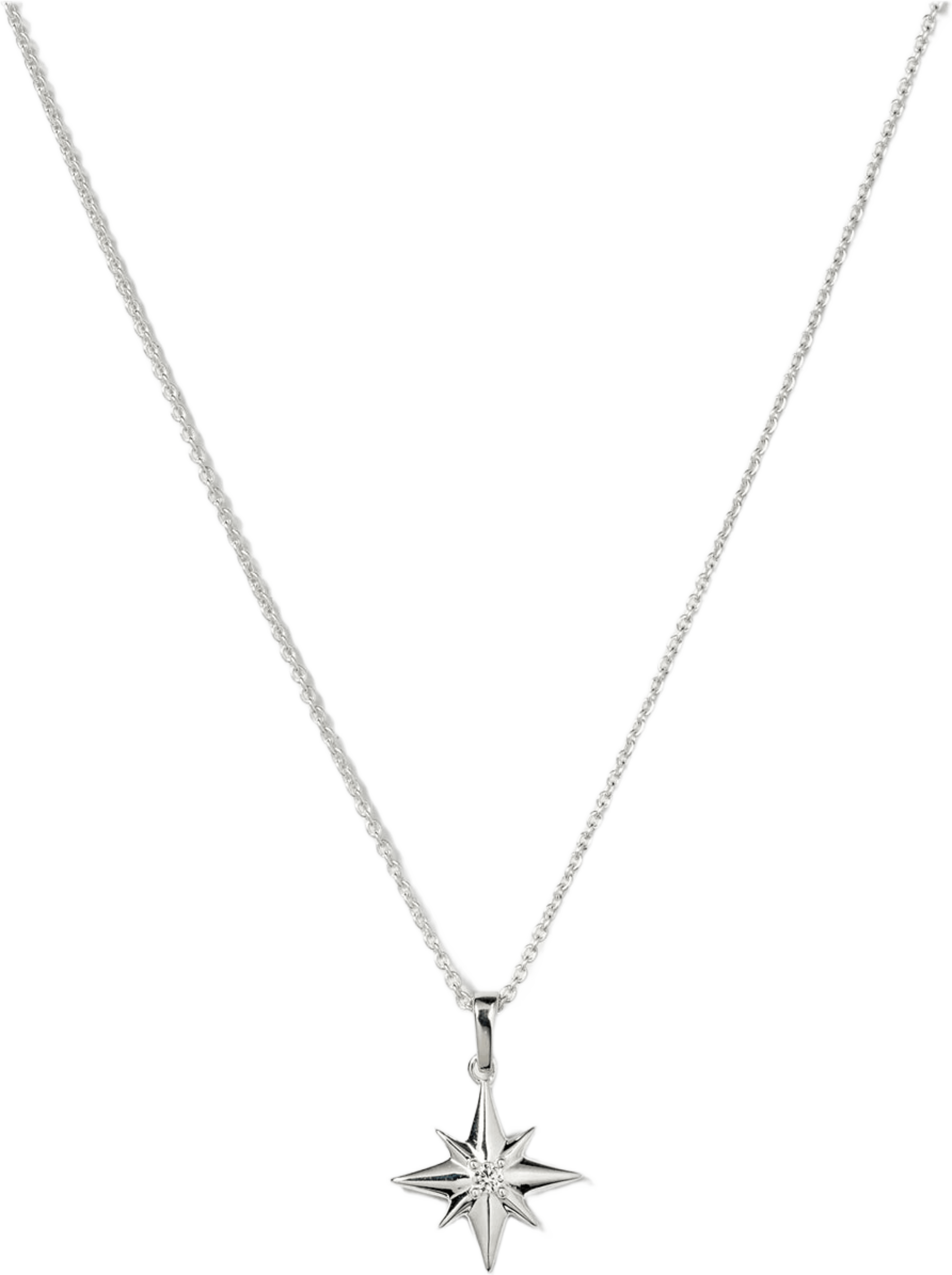 North Star Big Necklace, från Syster P, i färgen Silver. Klicka för att öppna bilden i stort format