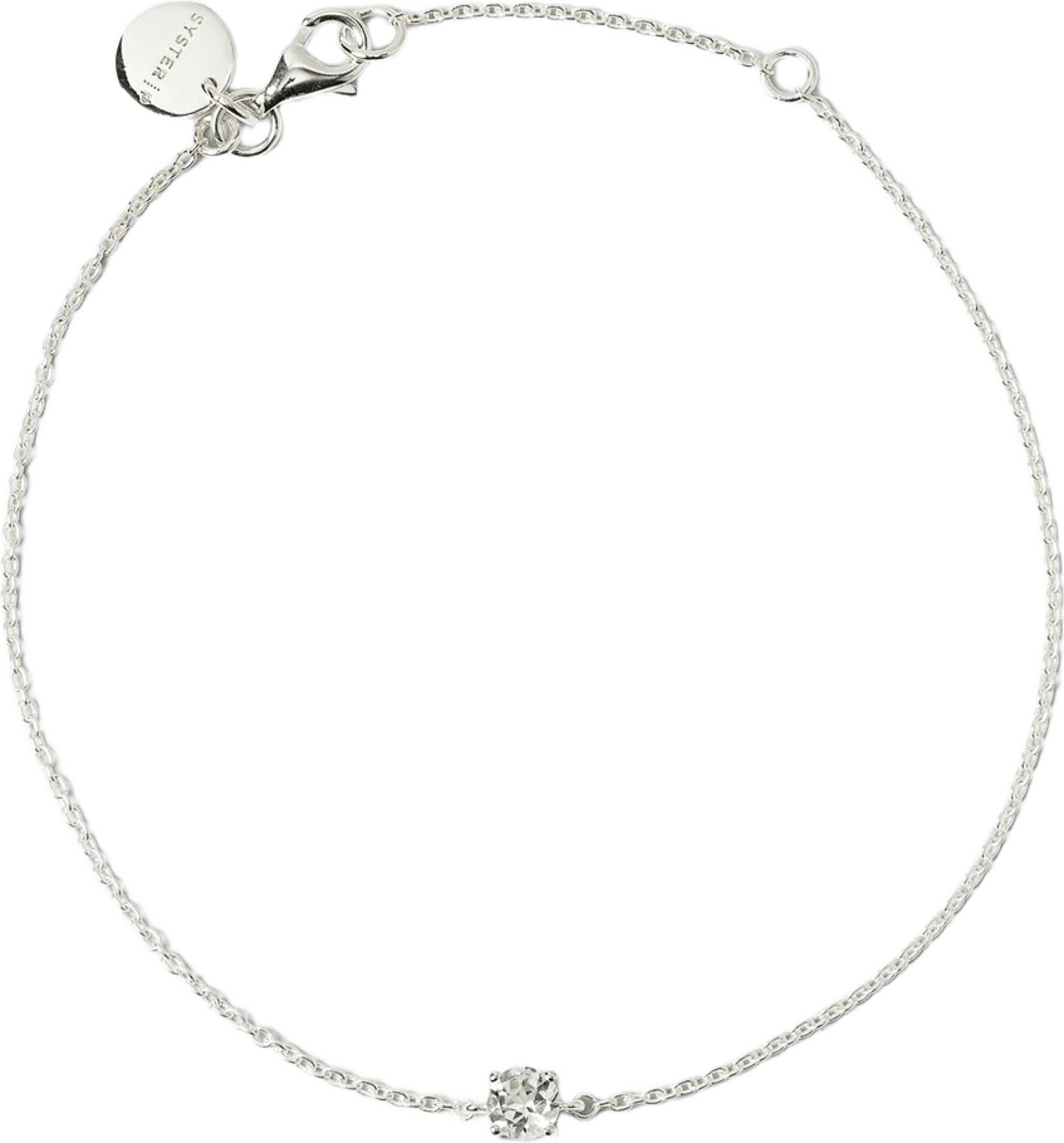 Minimalistica Solo Nova Bracelet, från Syster P, i färgen Silver. Klicka för att öppna bilden i stort format