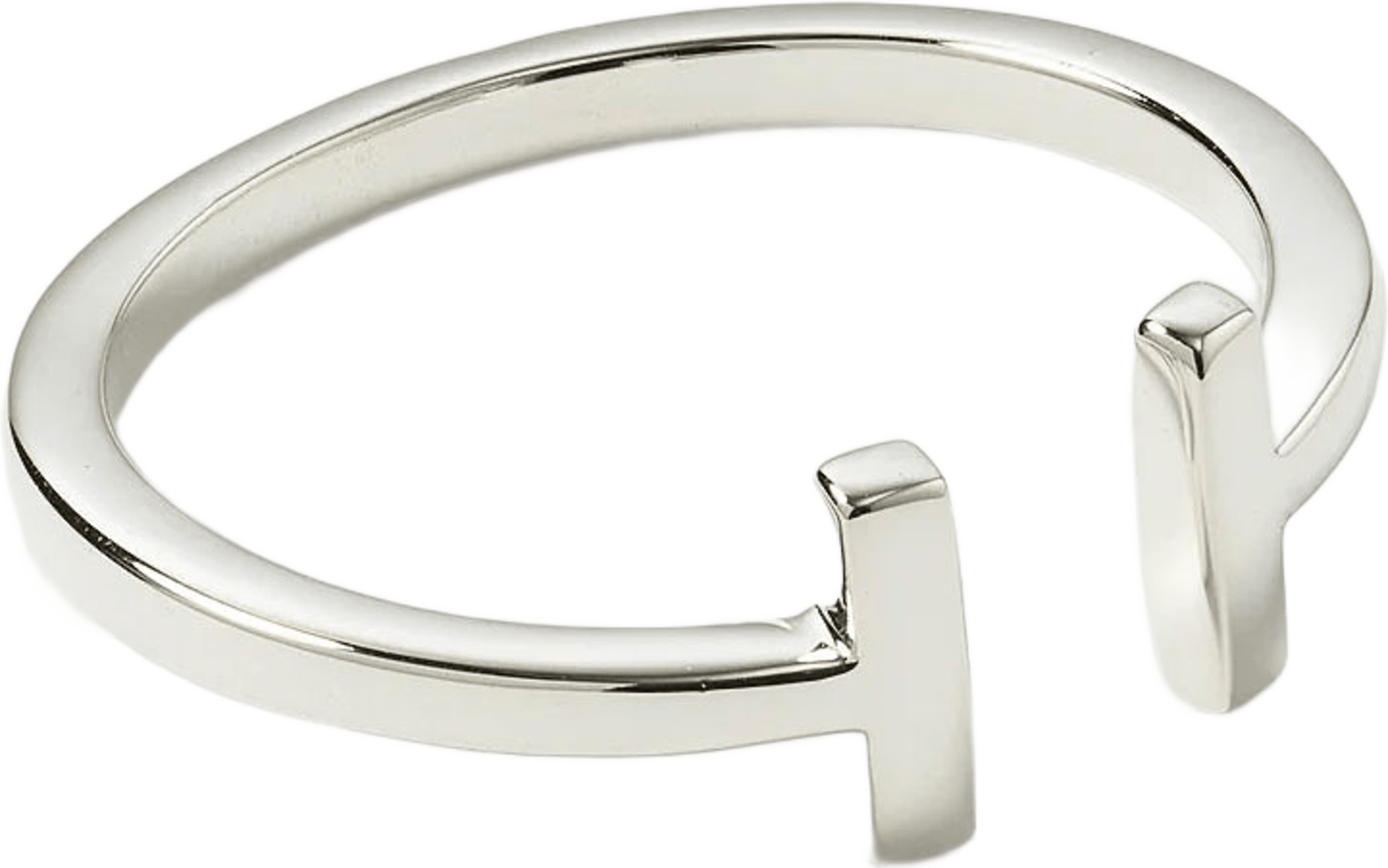 Strict plain bar ring, från Syster P, i färgen Silver. Klicka för att öppna bilden i stort format