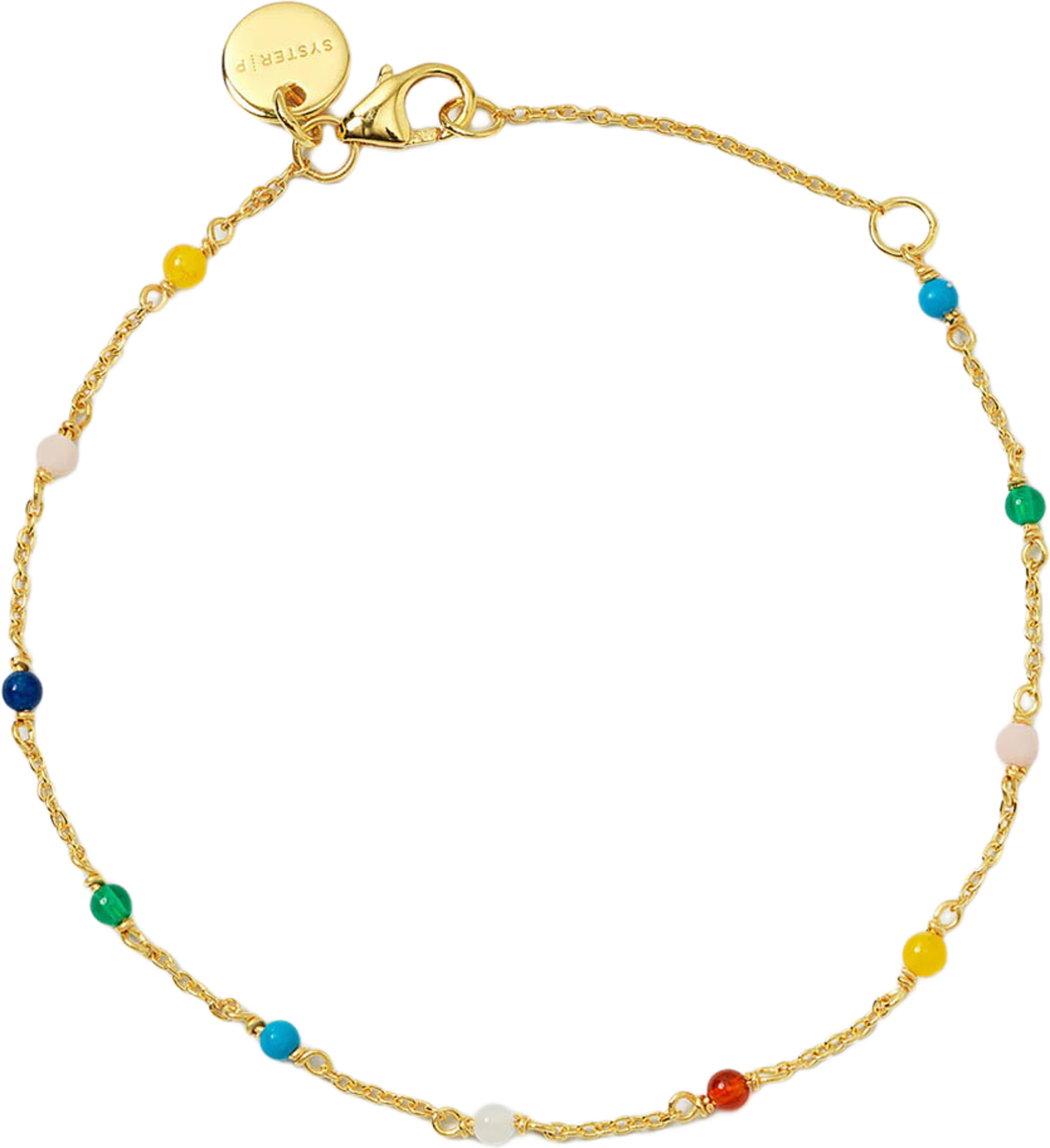 Santa Monica Multicolour Bracelet, från Syster P, i färgen Gold. Klicka för att öppna bilden i stort format