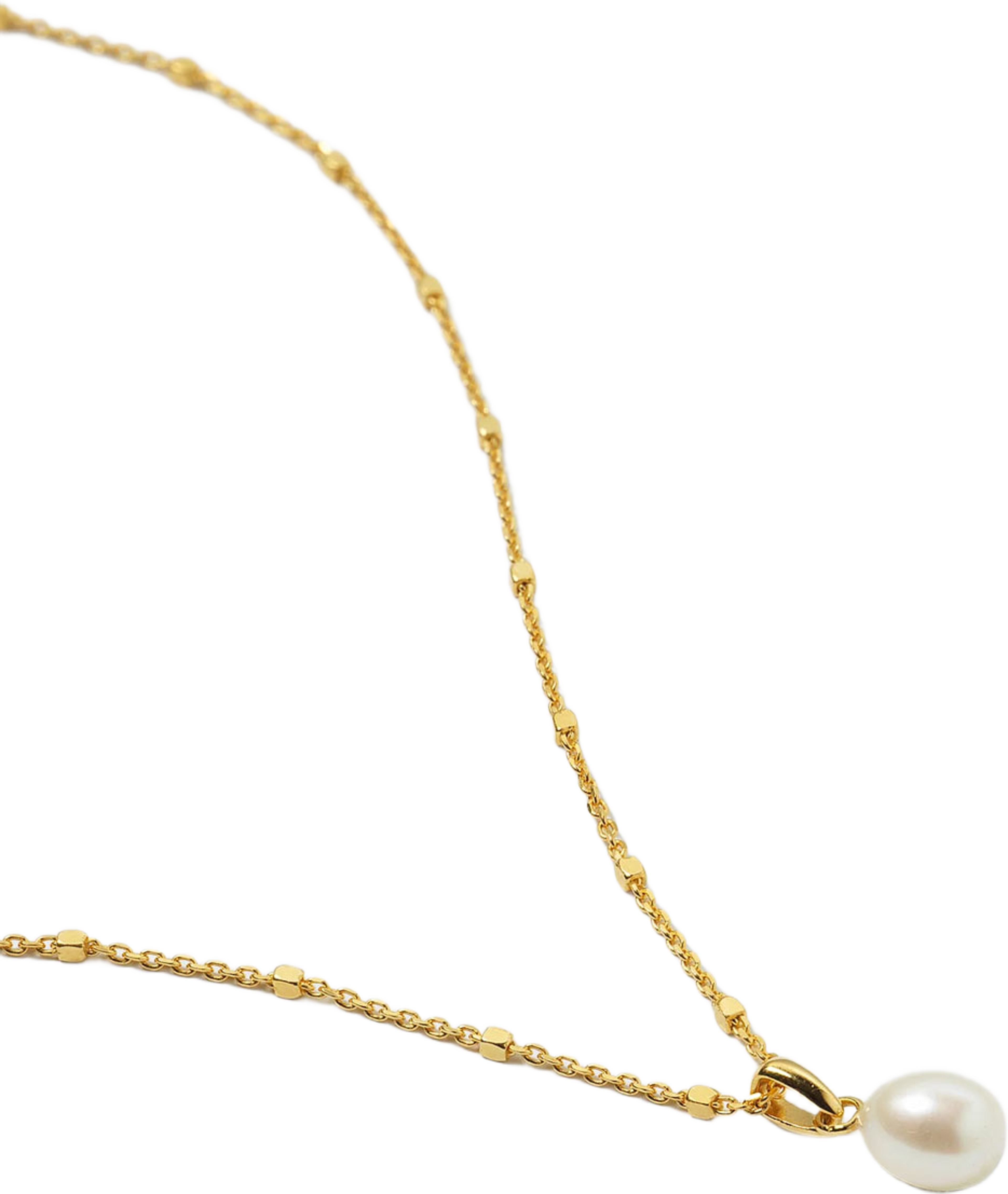 Treasure Single Pearl Necklace, från Syster P, i färgen Gold. Klicka för att öppna bilden i stort format