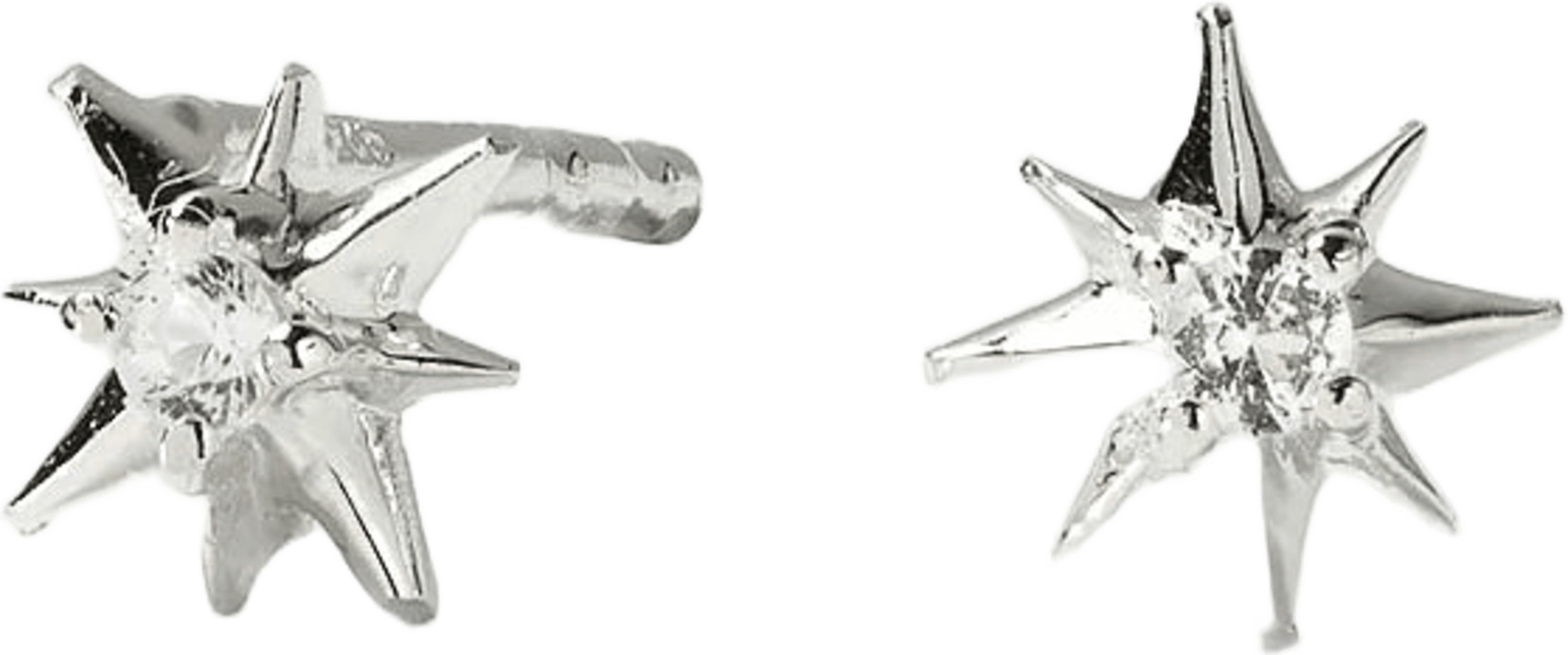 North Star Stud Earrings, från Syster P, i färgen Silver. Klicka för att öppna bilden i stort format