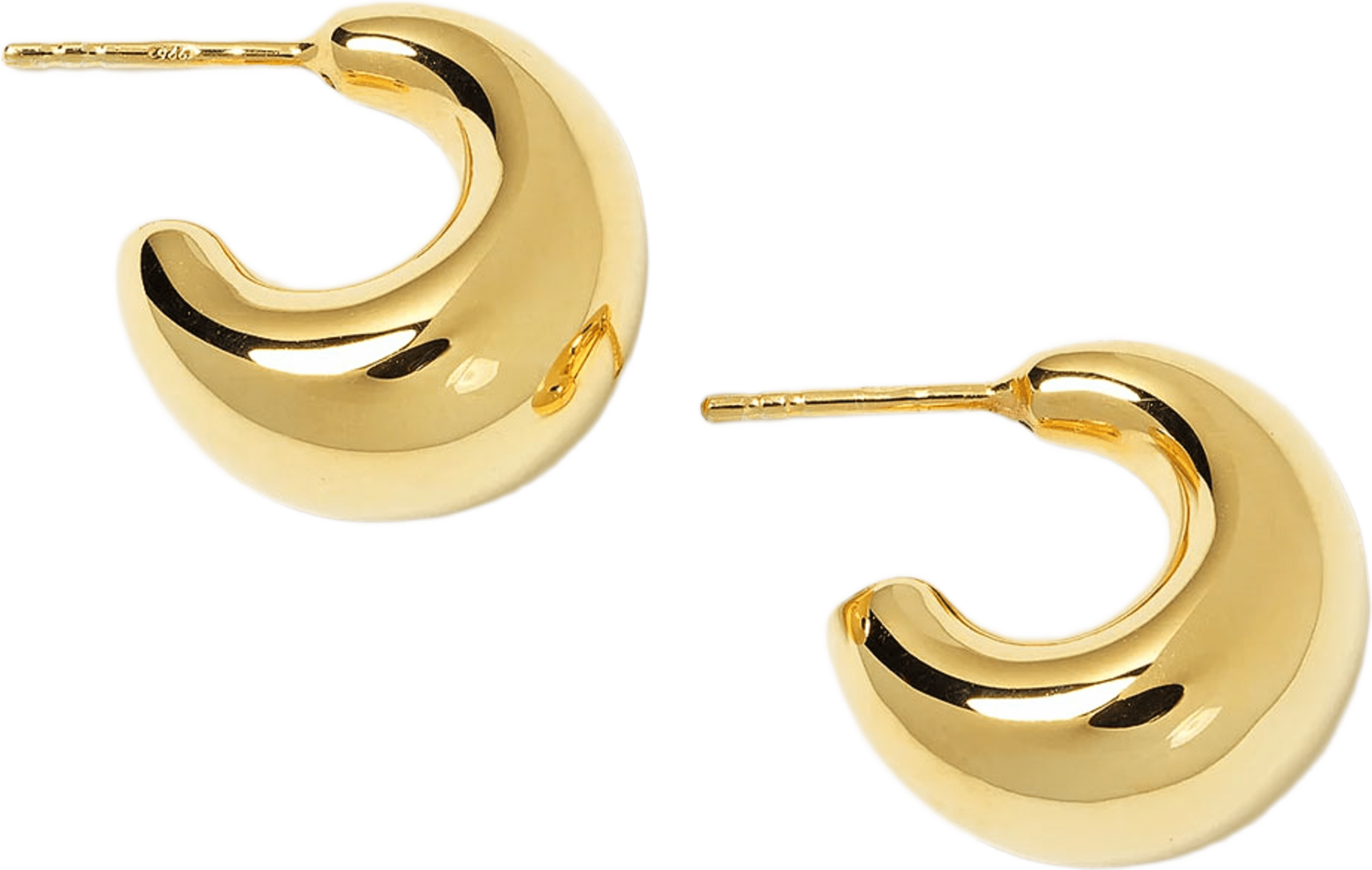 Bolded Little Sis Earrings, från Syster P, i färgen Gold. Klicka för att öppna bilden i stort format