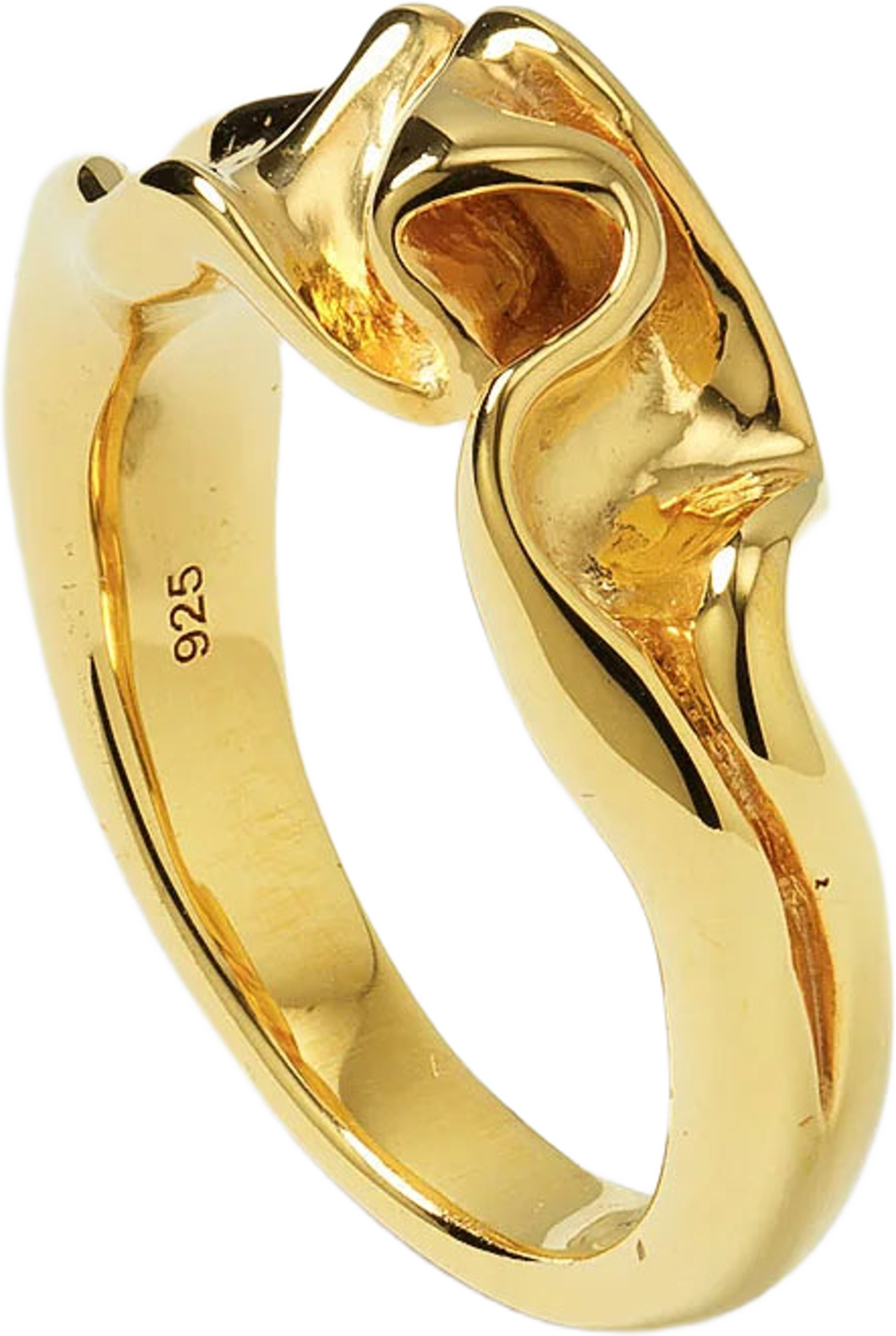 Moulded Narrow Ring, från Syster P, i färgen Gold. Klicka för att öppna bilden i stort format