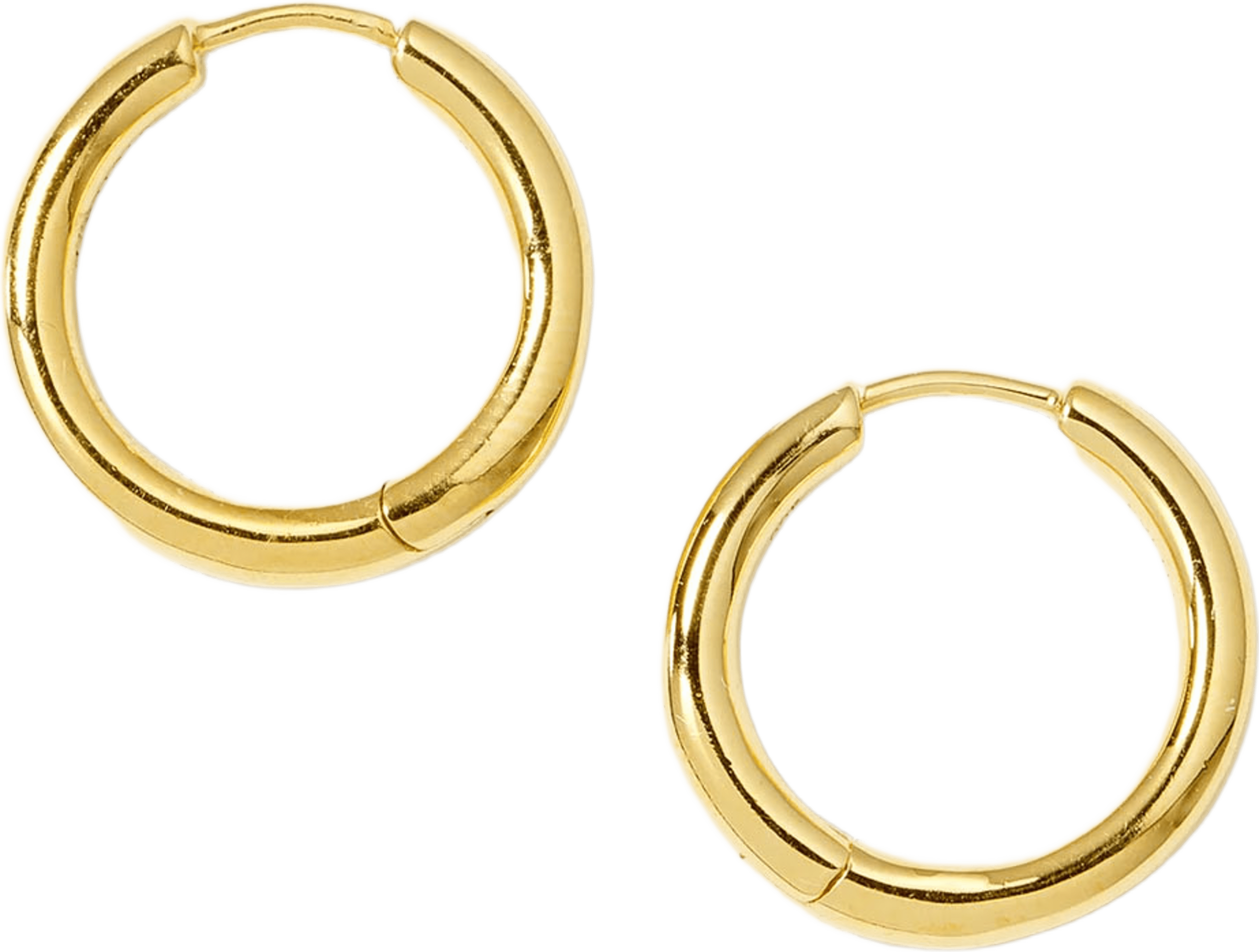 Beloved Fat Big Hoops, från Syster P, i färgen Gold. Klicka för att öppna bilden i stort format