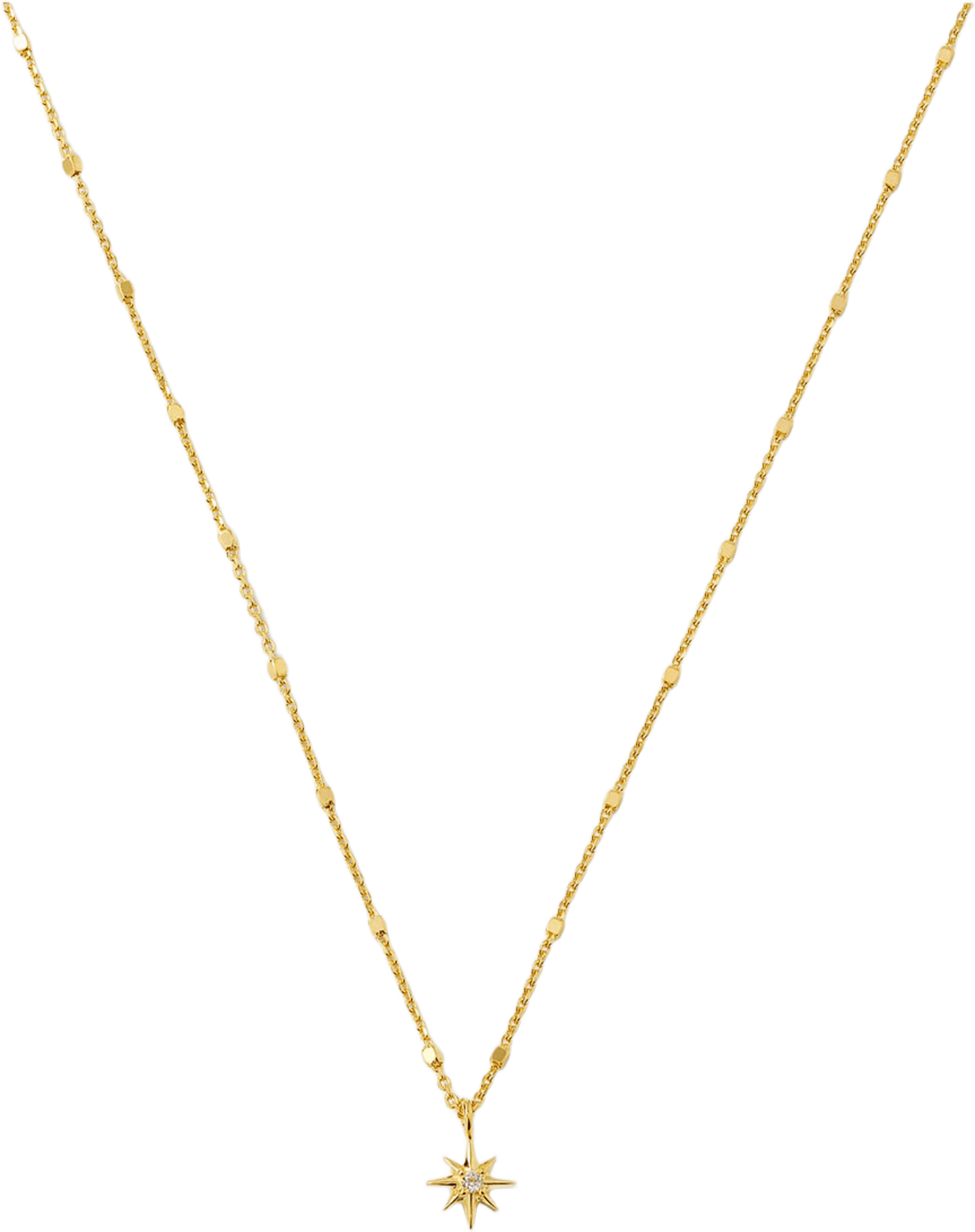 North Star Short Necklace, från Syster P, i färgen Gold. Klicka för att öppna bilden i stort format