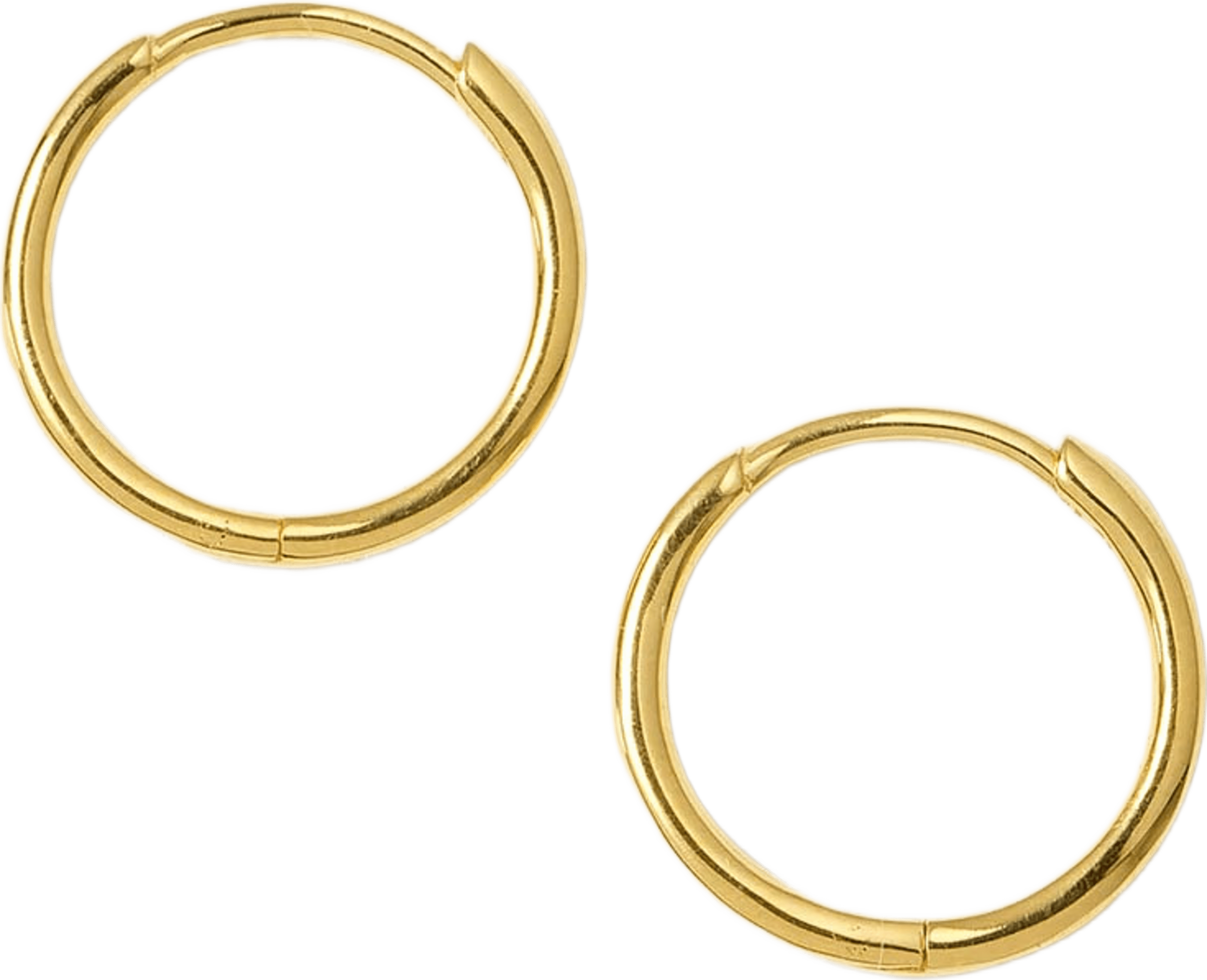 Beloved Small Hoops, från Syster P, i färgen Gold. Klicka för att öppna bilden i stort format