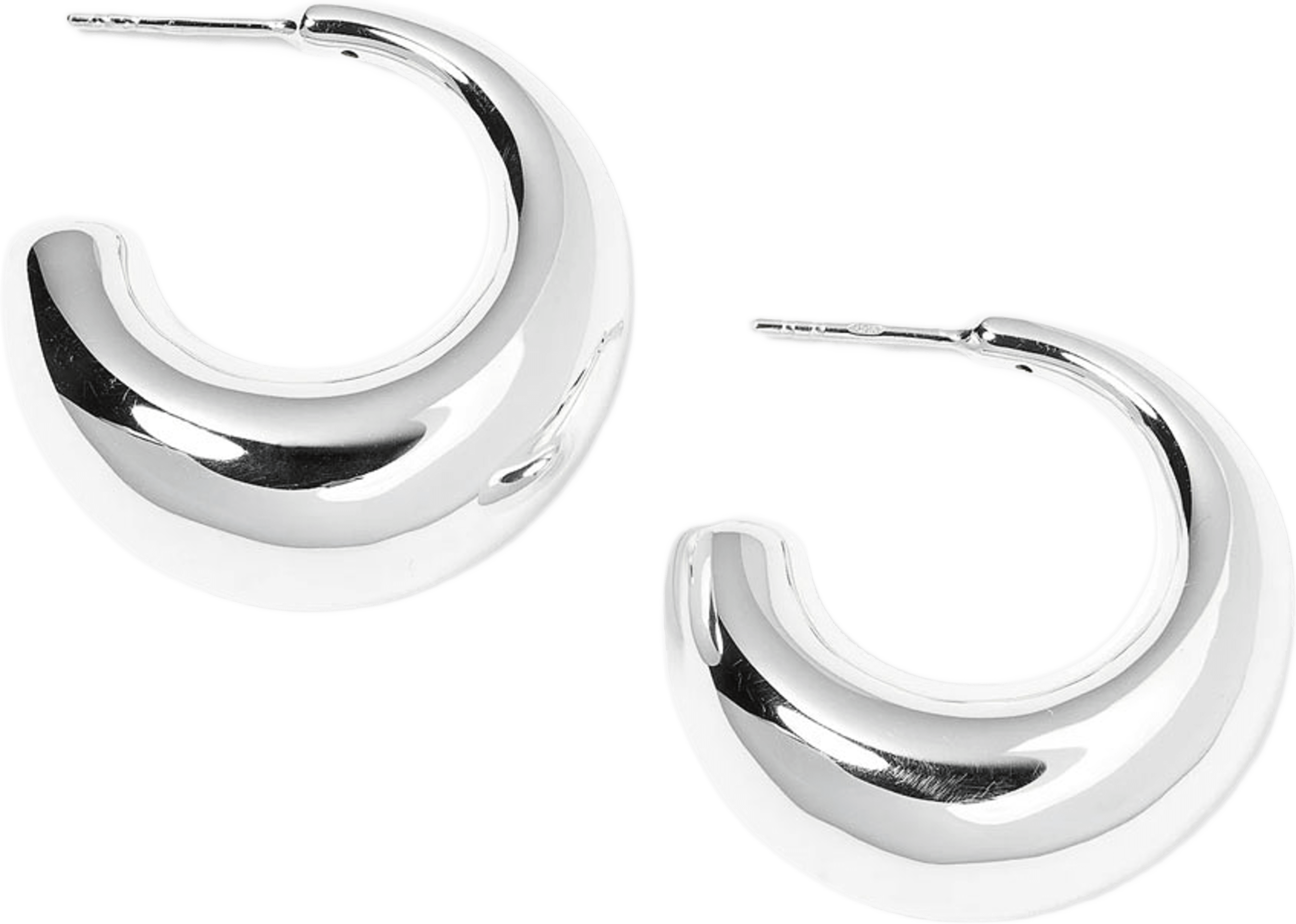 Bolded Earrings, från Syster P, i färgen Silver. Klicka för att öppna bilden i stort format