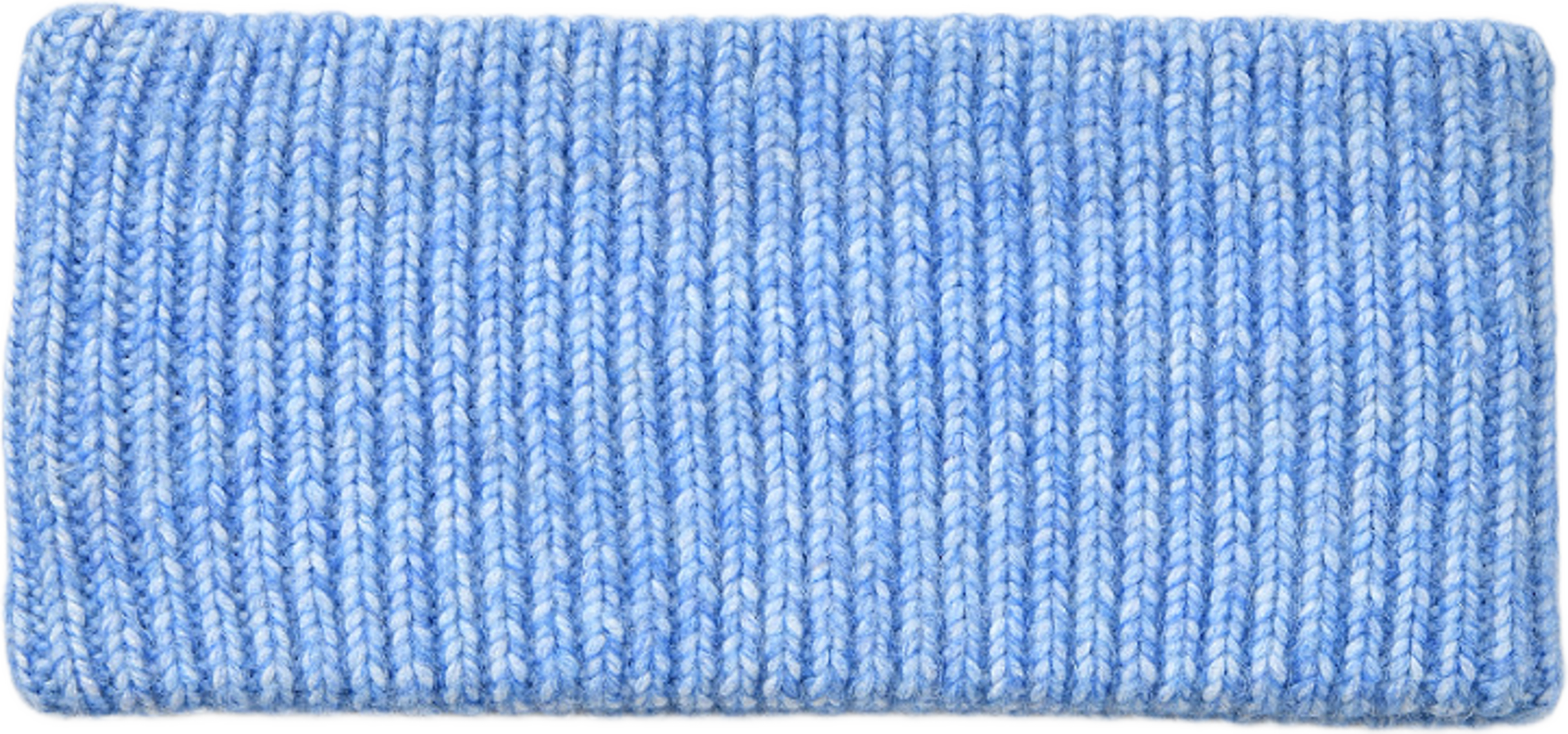 Ribbstickat pannband ANNIE, från Å WOMAN, i färgen Blue. Klicka för att öppna bilden i stort format
