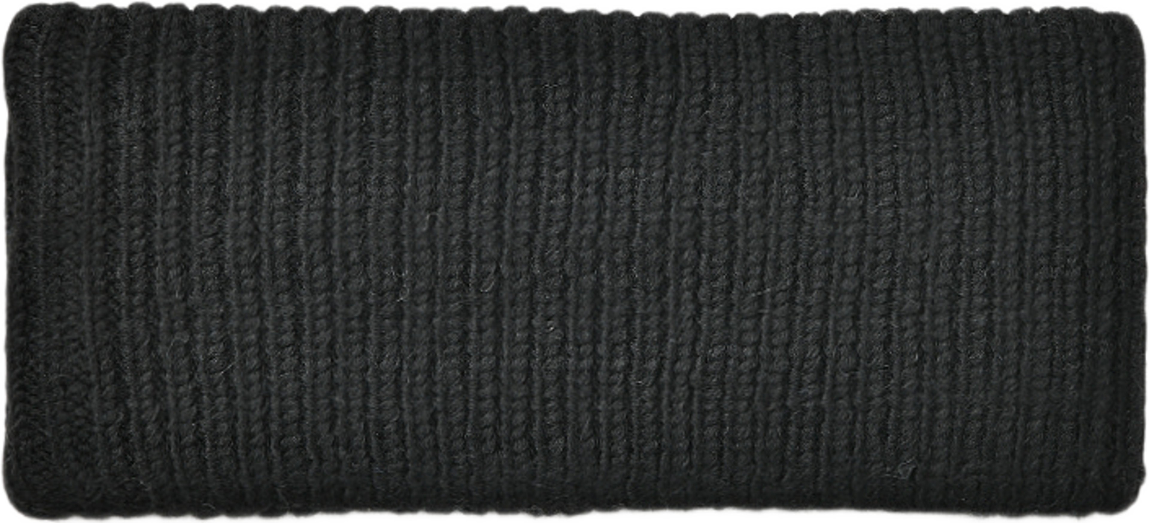 Ribbstickat pannband ANNIE, från Å WOMAN, i färgen Black. Klicka för att öppna bilden i stort format
