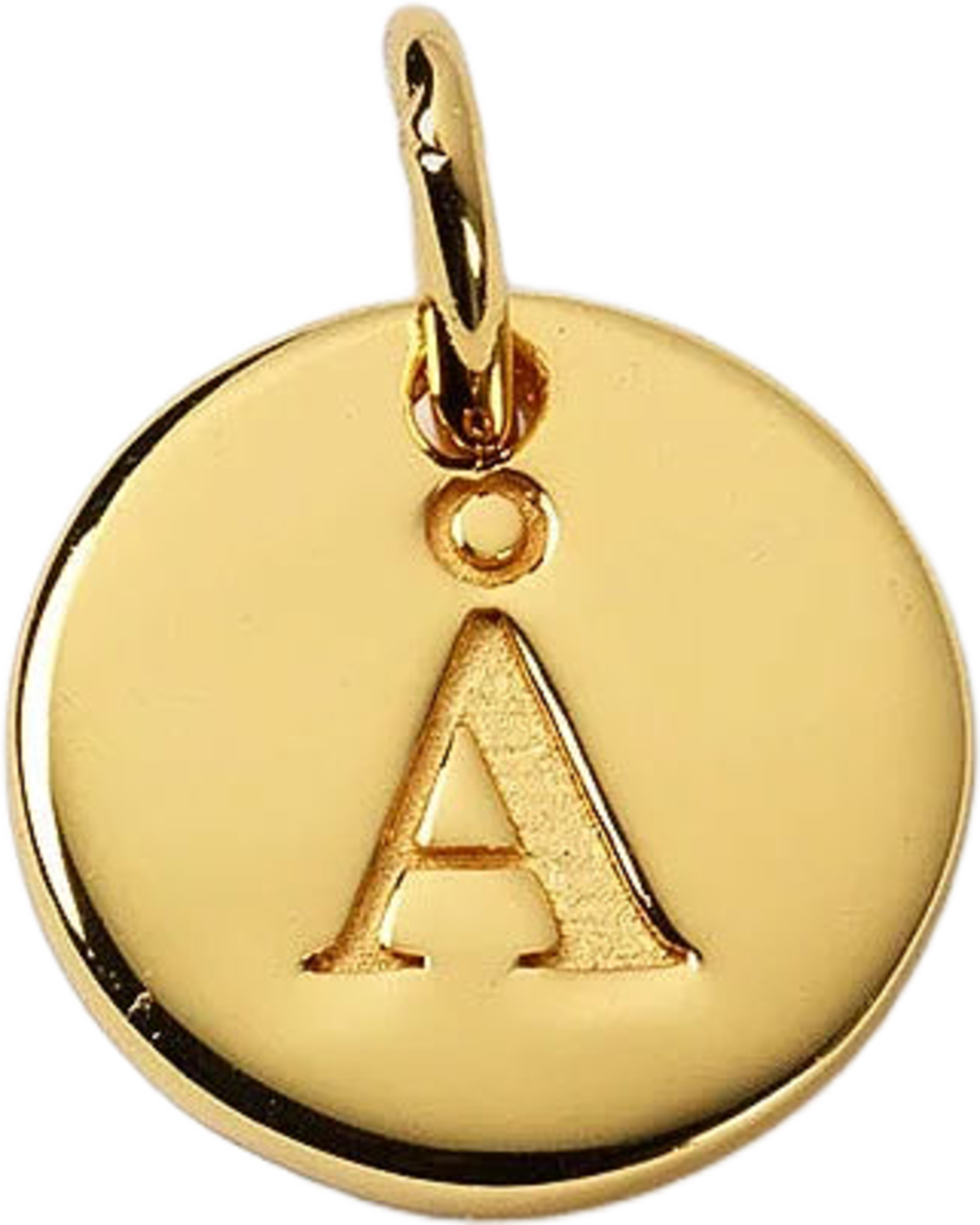 Beloved Mini Letter, från Syster P, i färgen Å - Gold. Klicka för att öppna bilden i stort format
