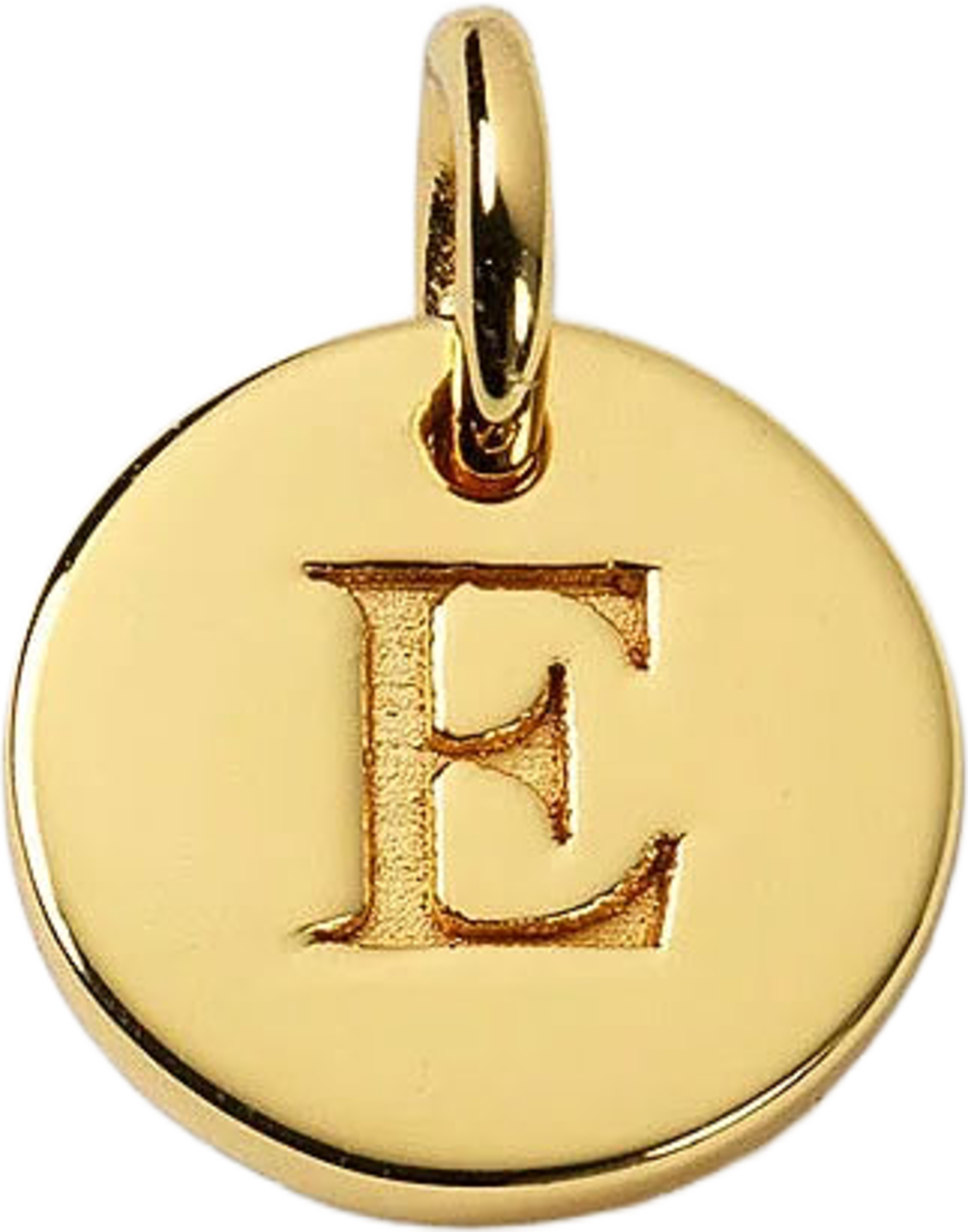 Beloved Mini Letter, från Syster P, i färgen E - Gold. Klicka för att öppna bilden i stort format