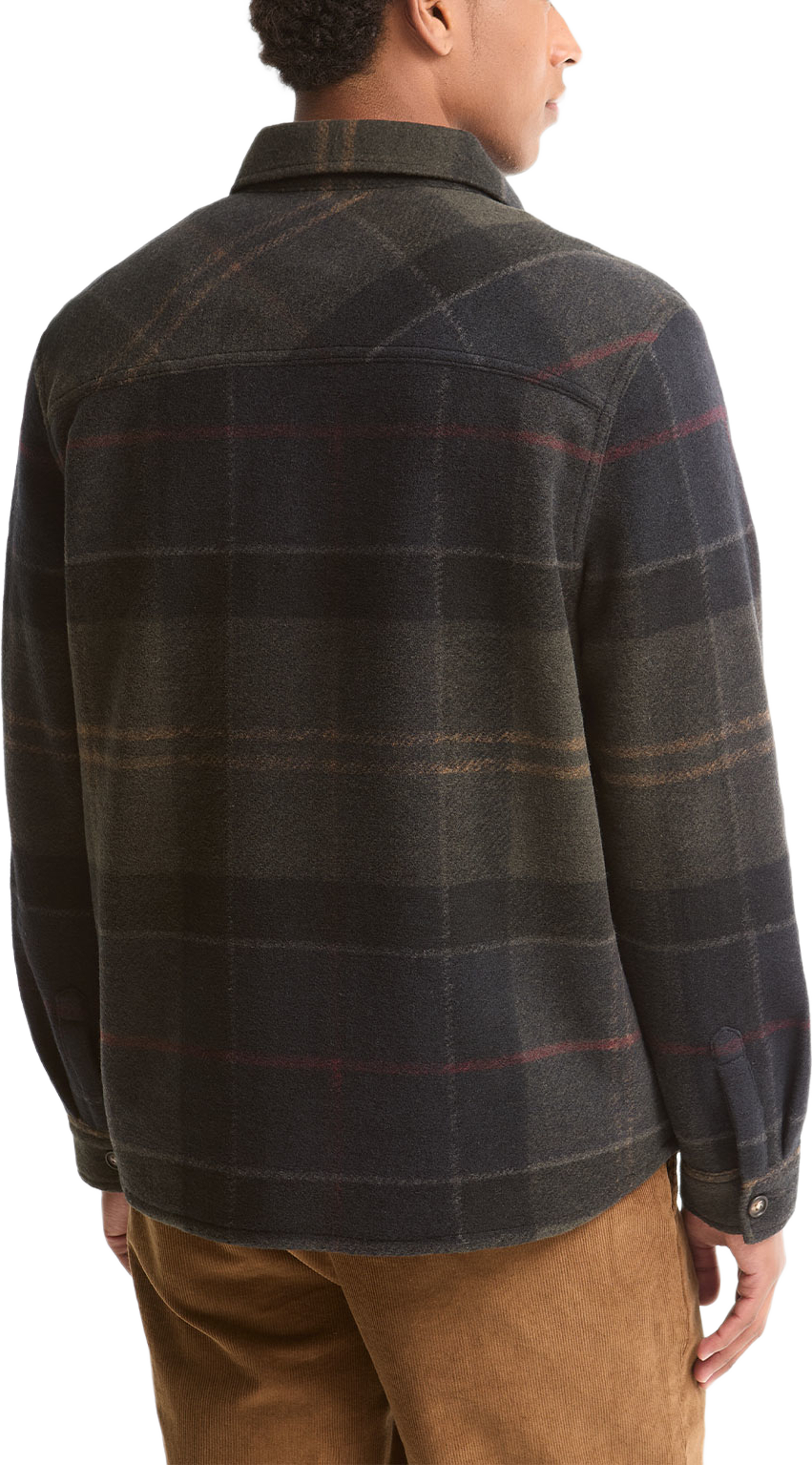 Barbour Woodlane Brushed Check Overshirt, från Barbour, i färgen Shadow Classic Tartan. Klicka för att öppna bilden i stort format