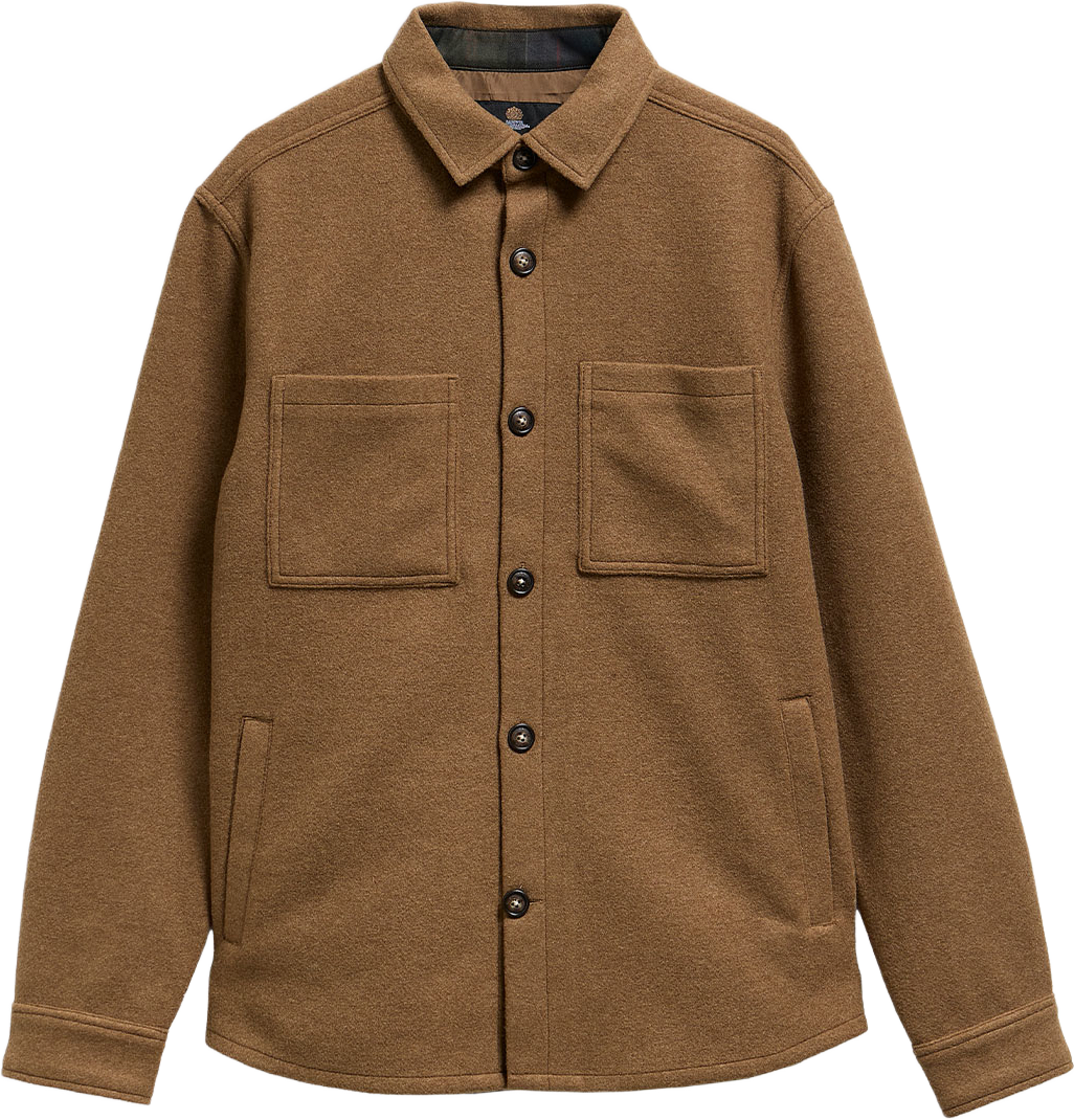 Barbour Marltown Tailored Wool Blend Overshirt, från Barbour, i färgen Sandstone. Klicka för att öppna bilden i stort format