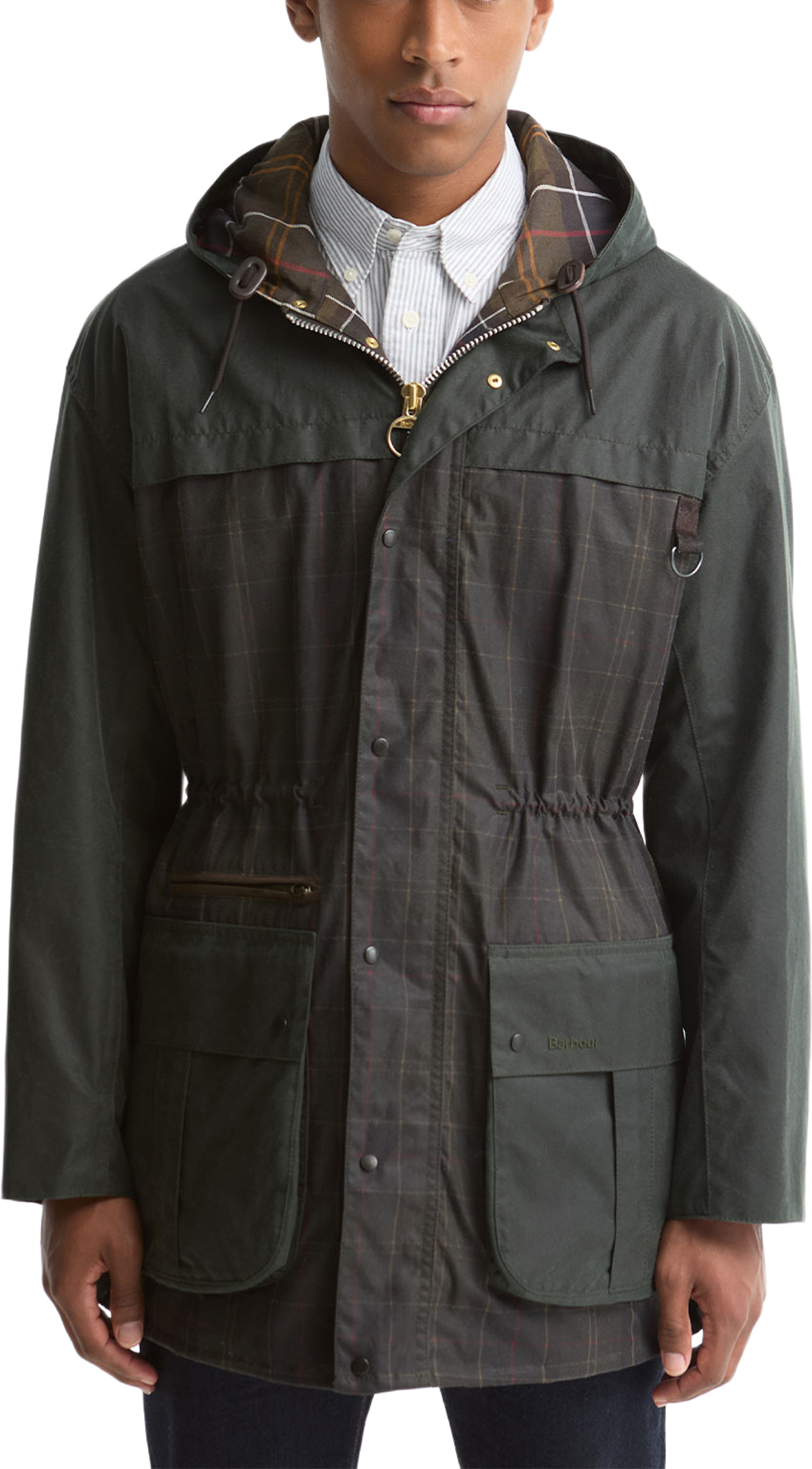 Barbour Icons Tartan Durham Wax Jacket, från Barbour, i färgen Classic Tartan. Klicka för att öppna bilden i stort format