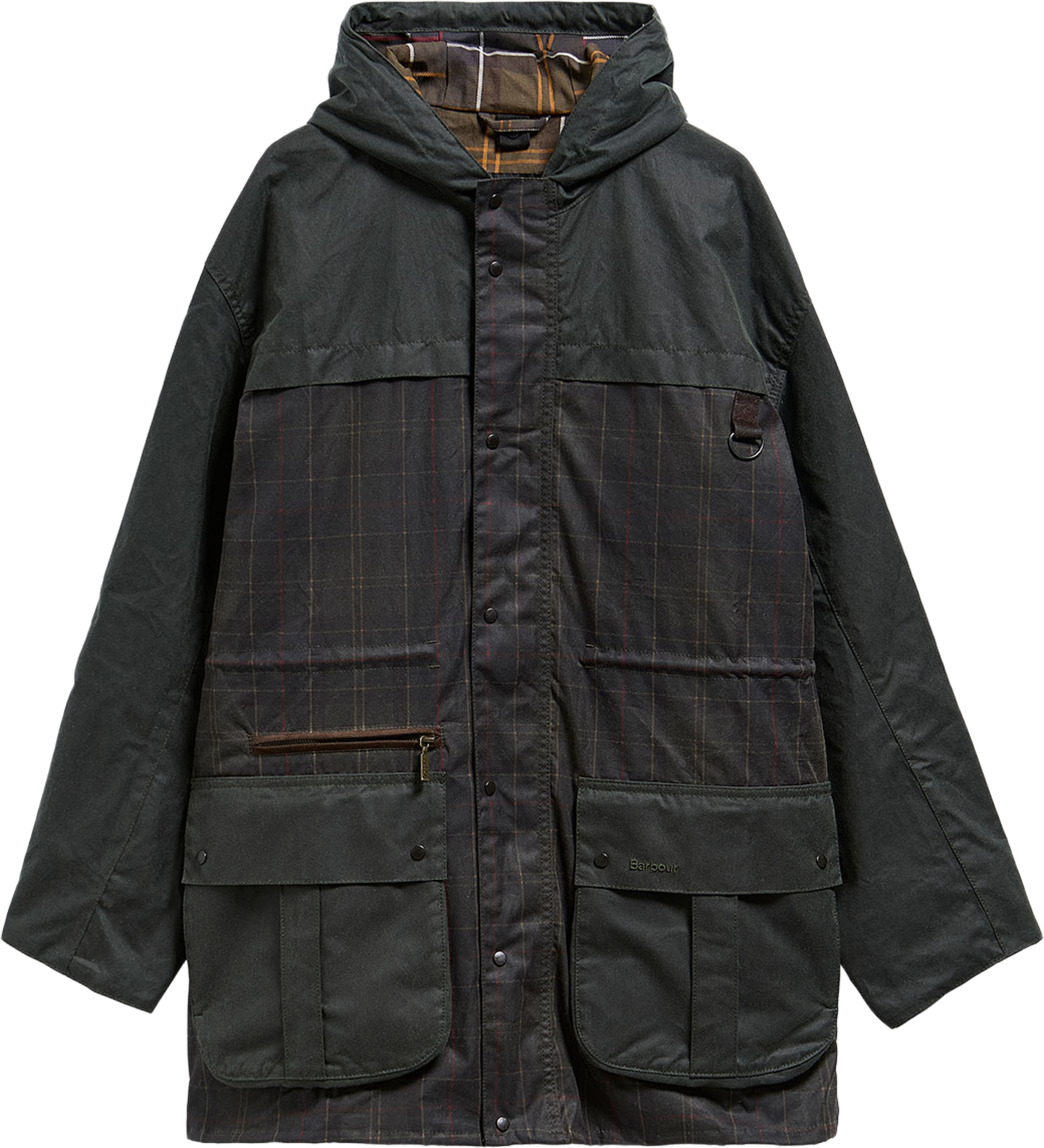 Barbour Icons Tartan Durham Wax Jacket, från Barbour, i färgen Classic Tartan. Klicka för att öppna bilden i stort format