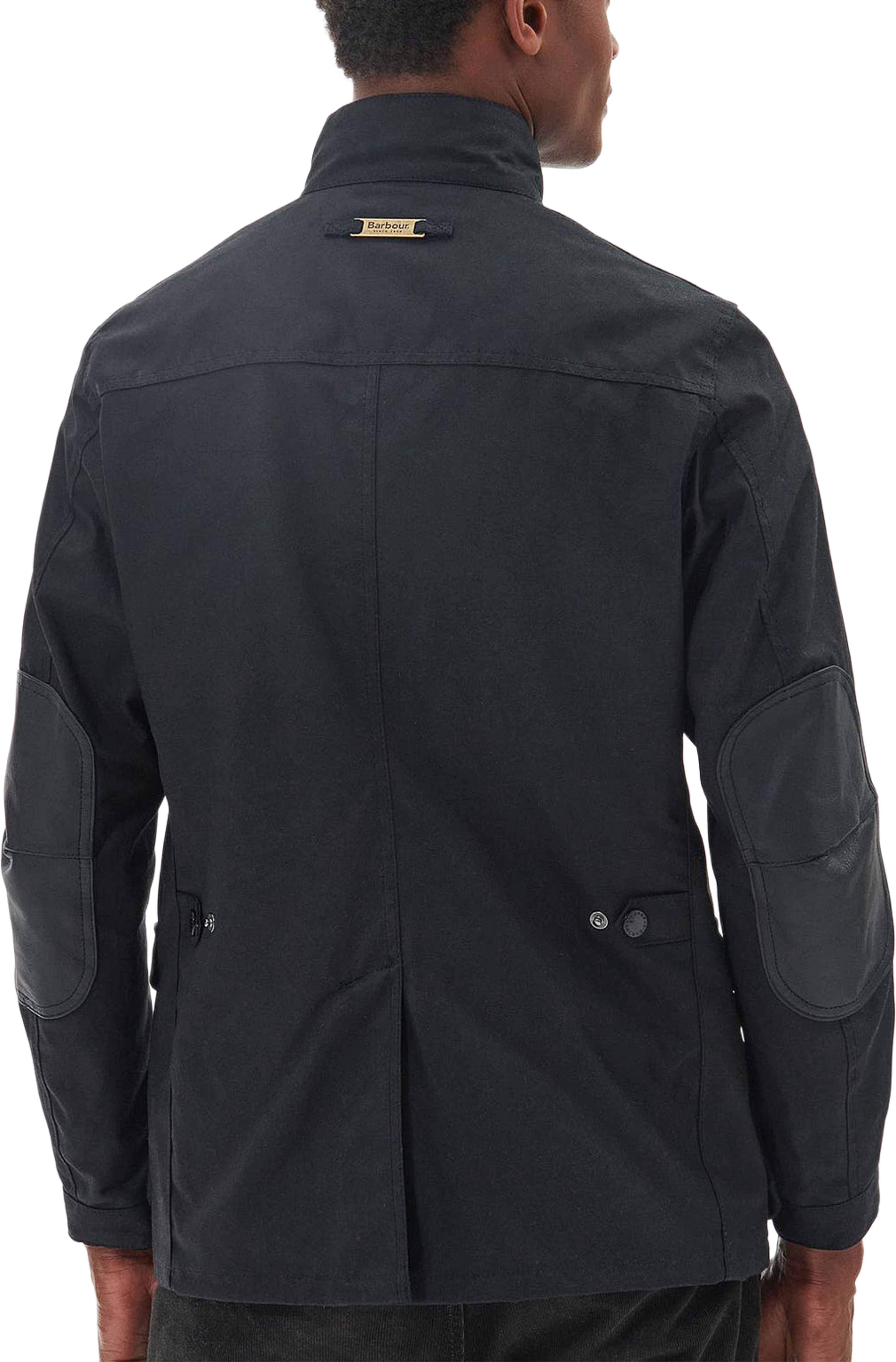 Barbour Ogston Wax Jacket, från Barbour, i färgen Black/Classic. Klicka för att öppna bilden i stort format