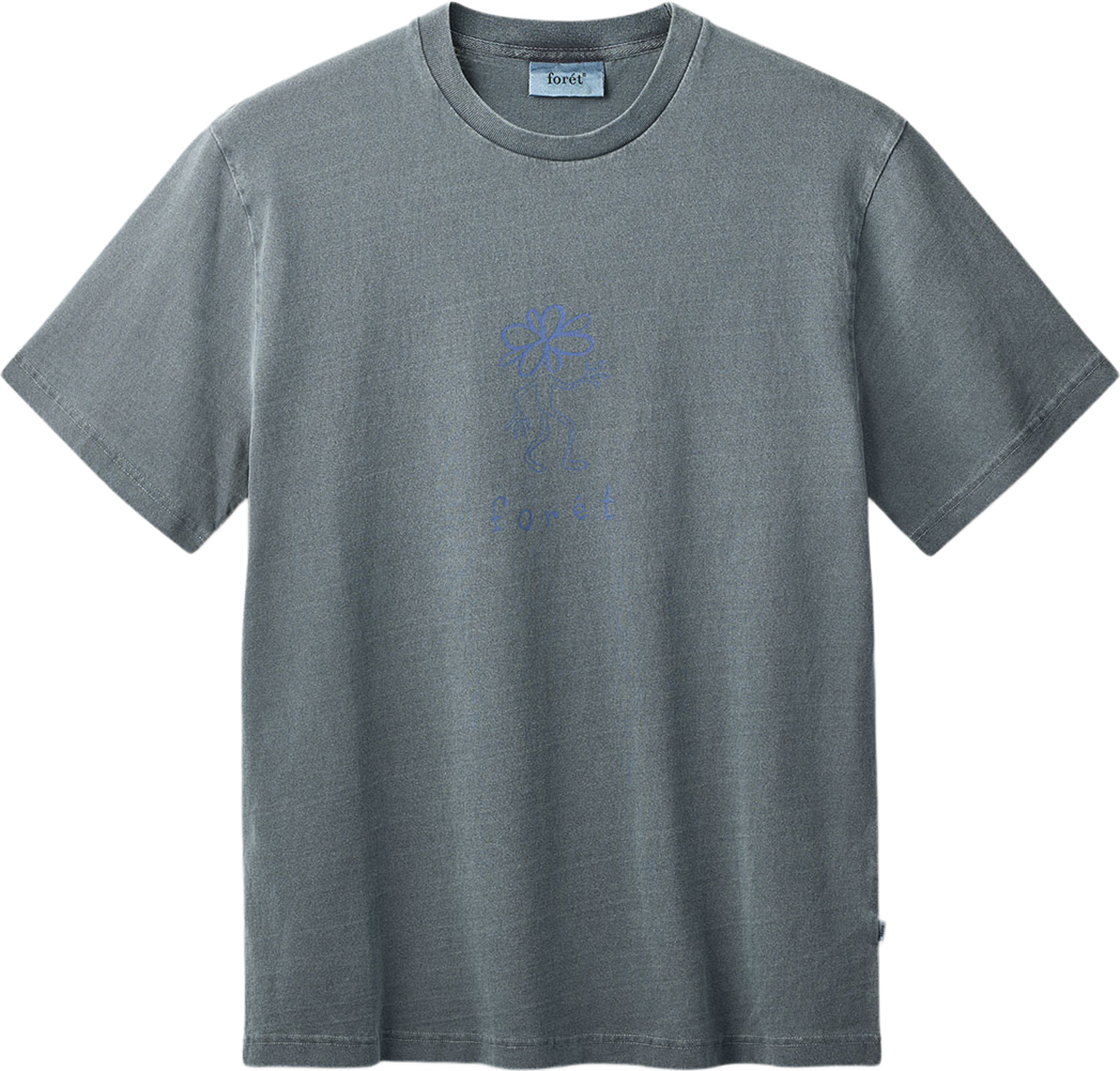 Clover T-Shirt, från Forét, i färgen Navy. Klicka för att öppna bilden i stort format