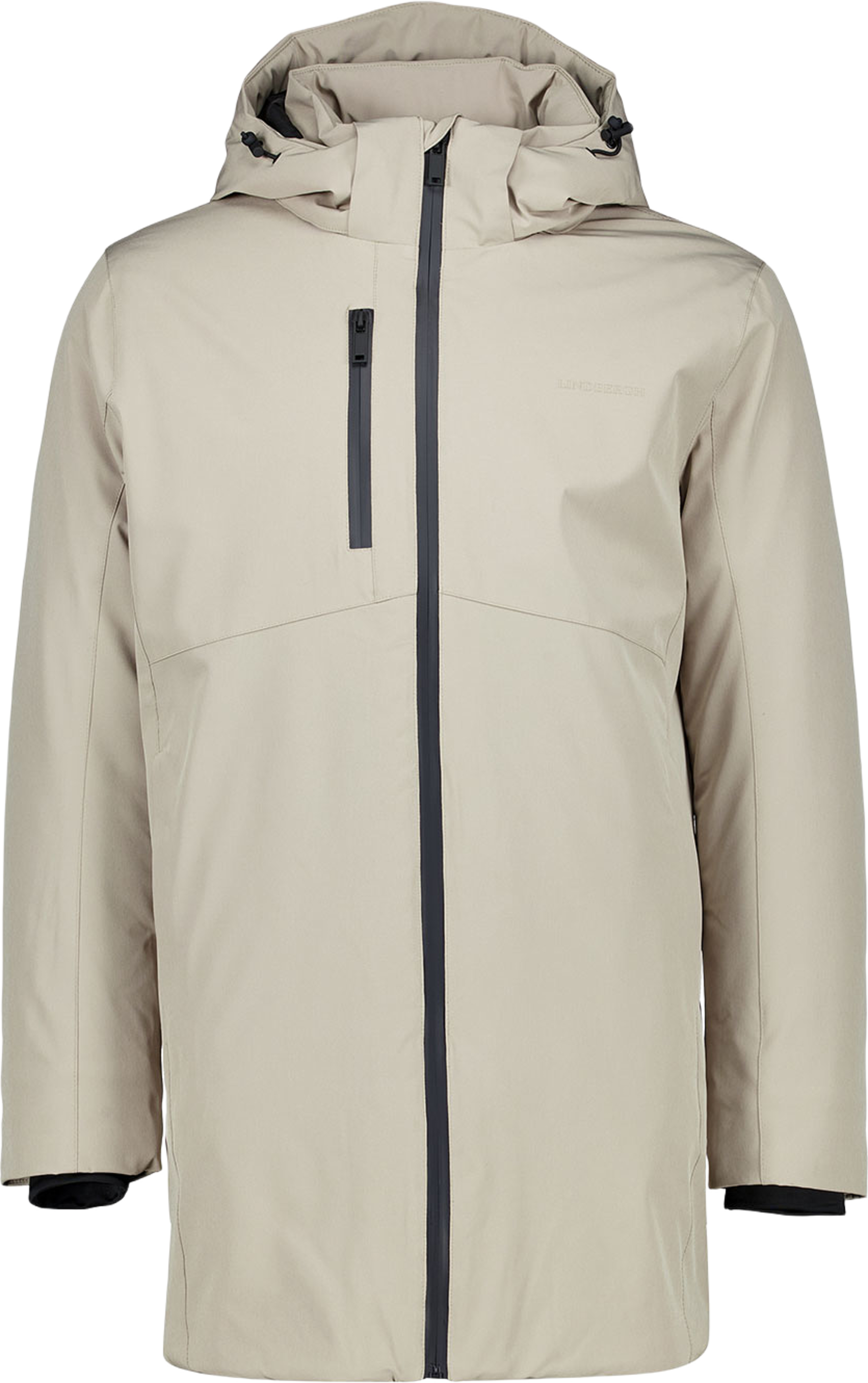 Parka jacket, från Lindbergh, i färgen Stone. Klicka för att öppna bilden i stort format
