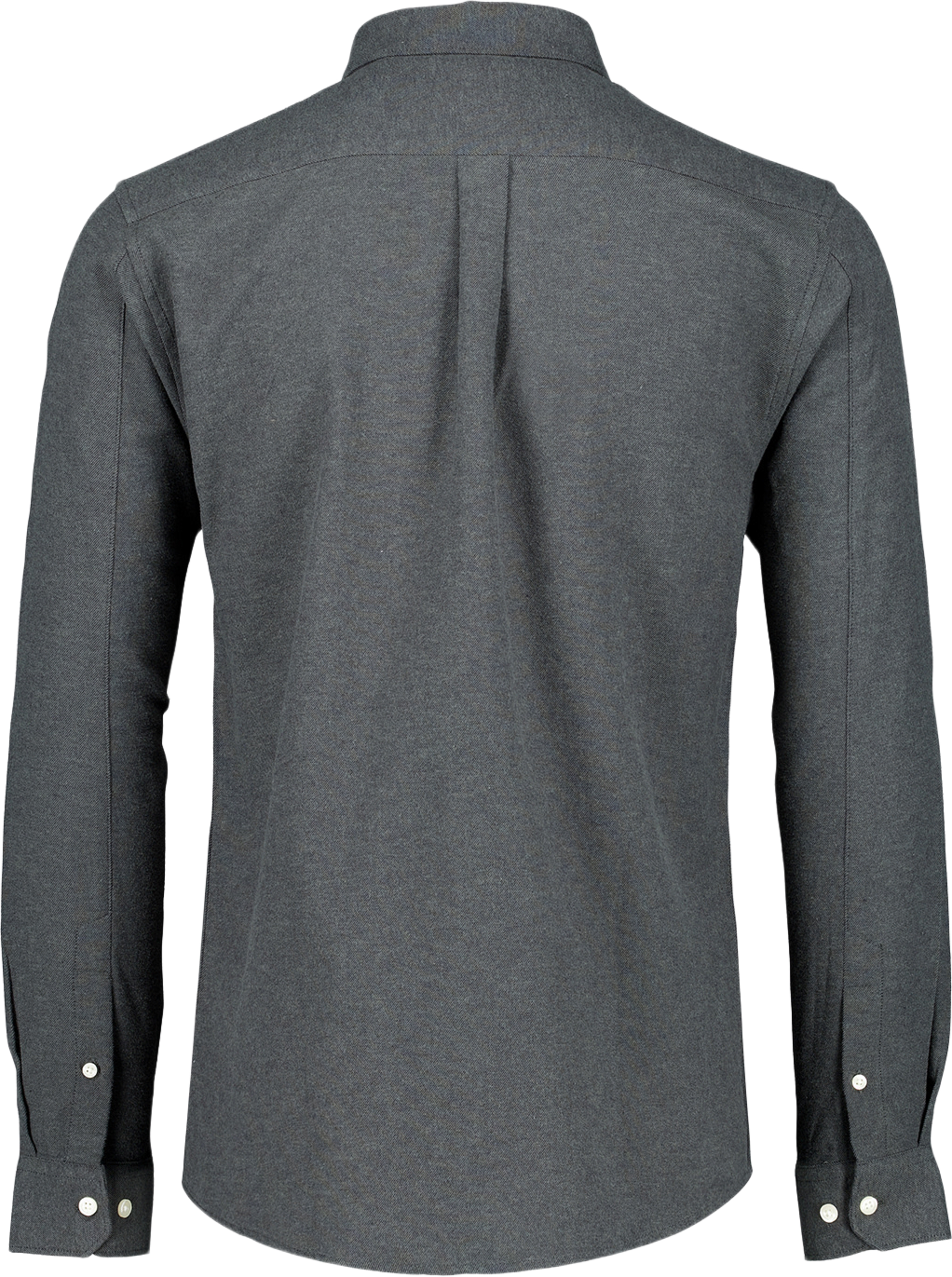 Mélange brushed L/S - Regular fit Shirt, från Lindbergh, i färgen Dk Army. Klicka för att öppna bilden i stort format