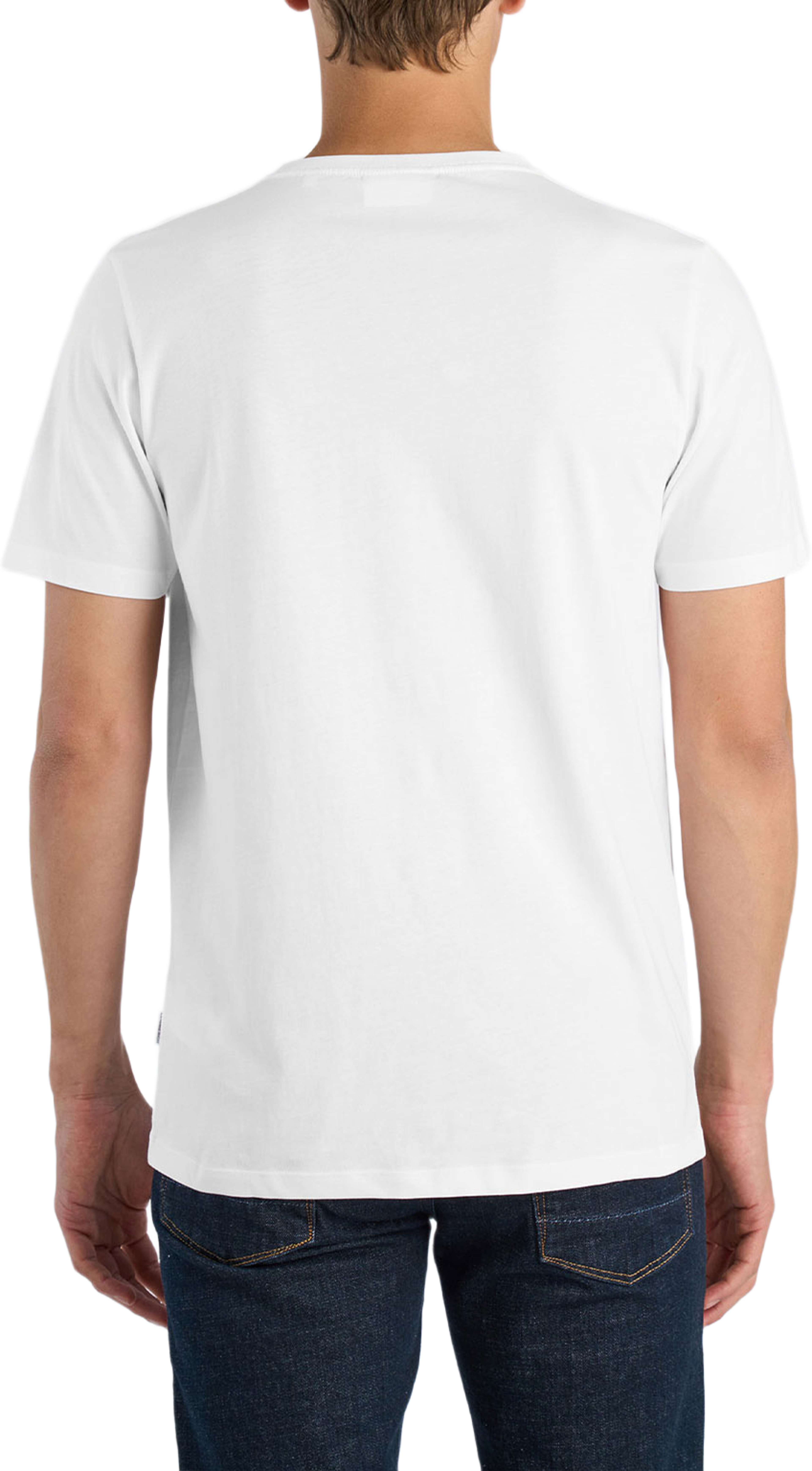7-pack logo tee S/S, från Lindbergh, i färgen White. Klicka för att öppna bilden i stort format