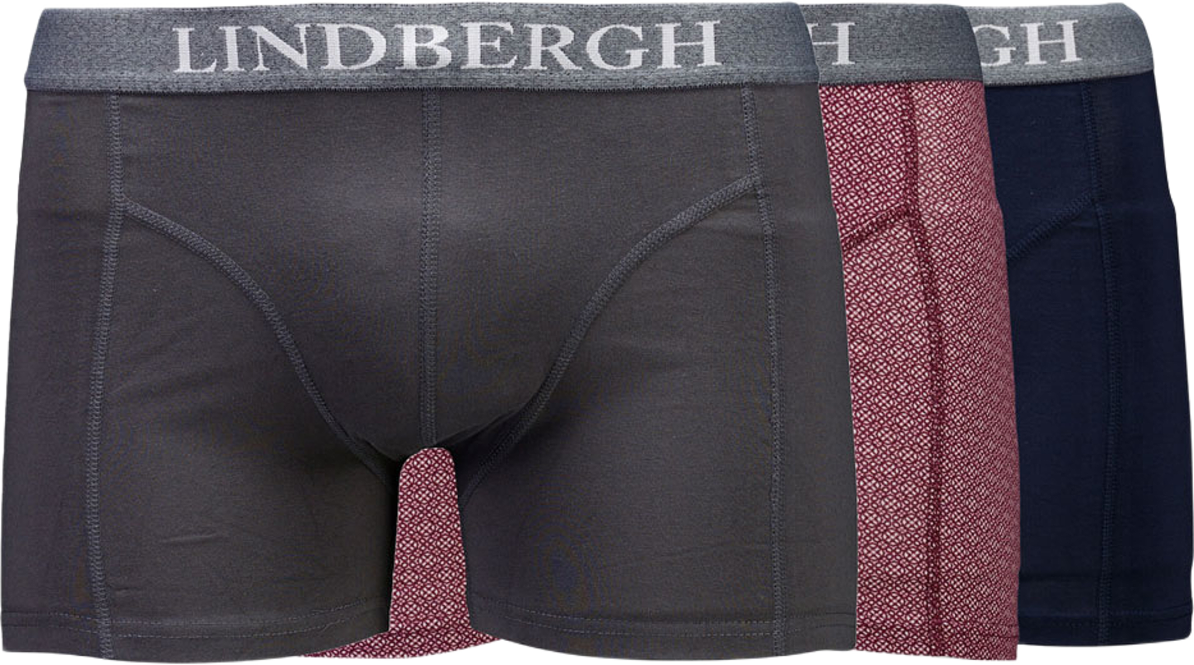 Cotton Boxers 3-packs, från Lindbergh, i färgen Mixed Box. Klicka för att öppna bilden i stort format