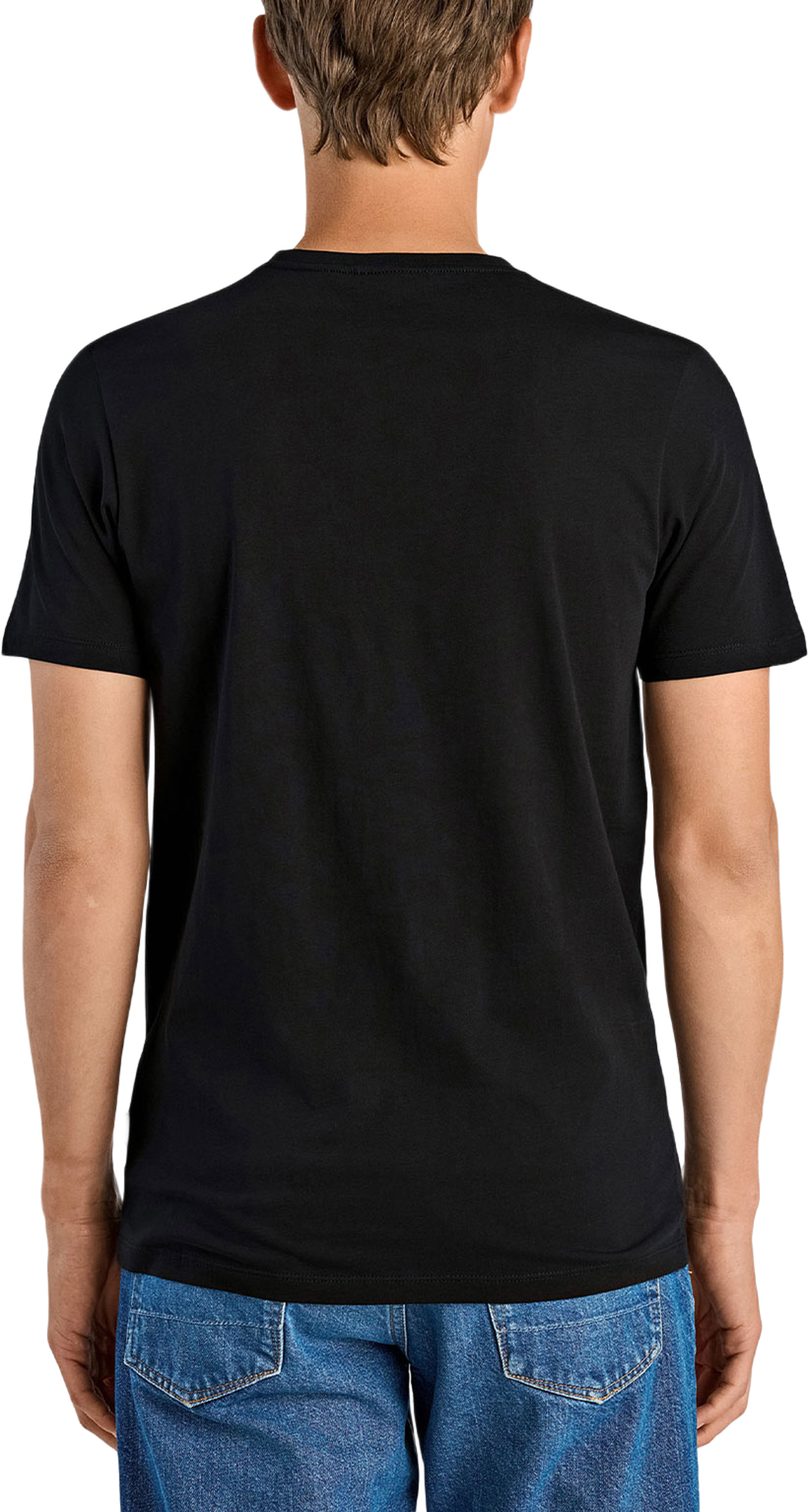 7-pack logo tee S/S, från Lindbergh, i färgen Black. Klicka för att öppna bilden i stort format