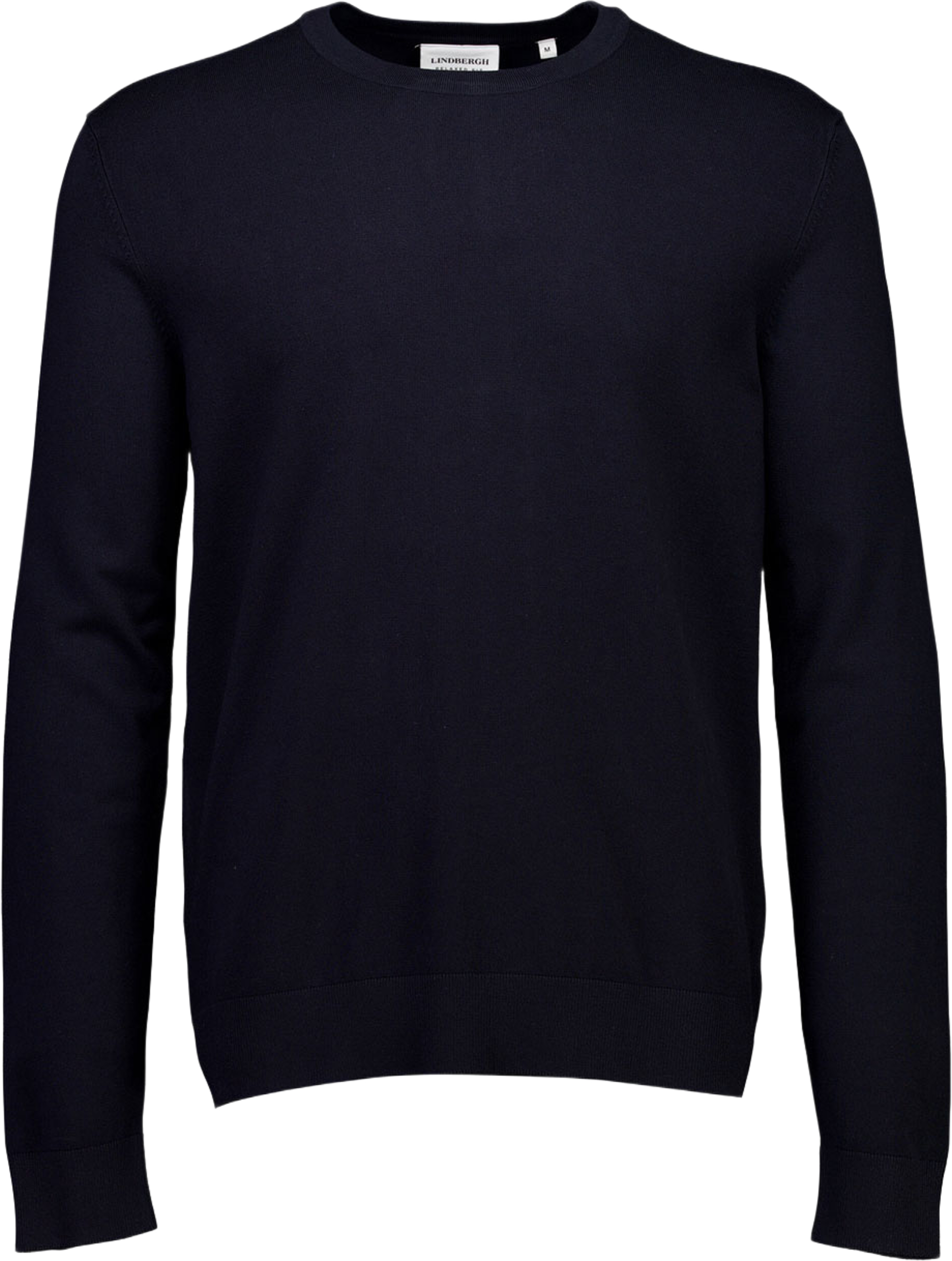Soft viscose blend o-neck knit, från Lindbergh, i färgen Navy Blue. Klicka för att öppna bilden i stort format