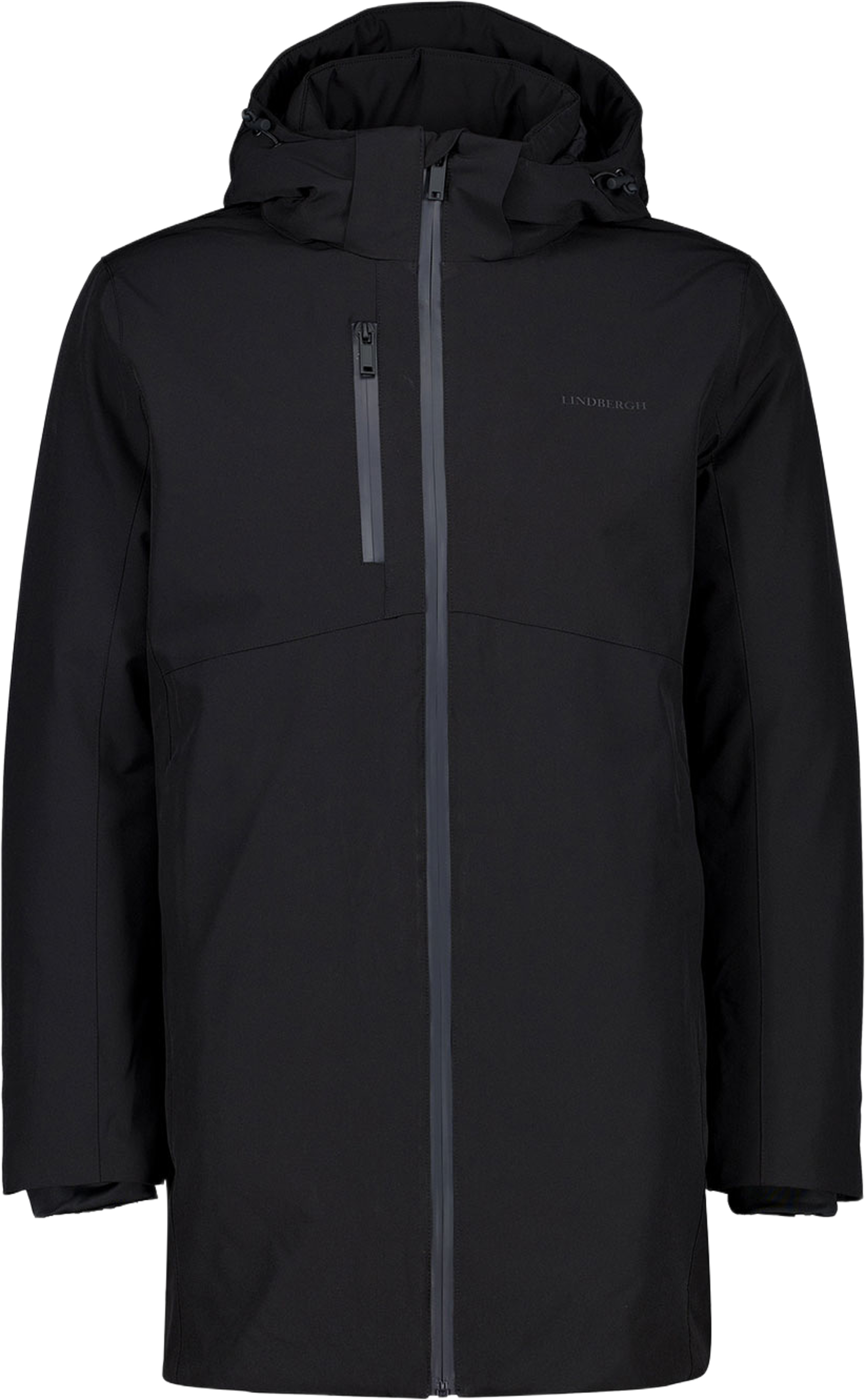 Parka jacket, från Lindbergh, i färgen Black. Klicka för att öppna bilden i stort format
