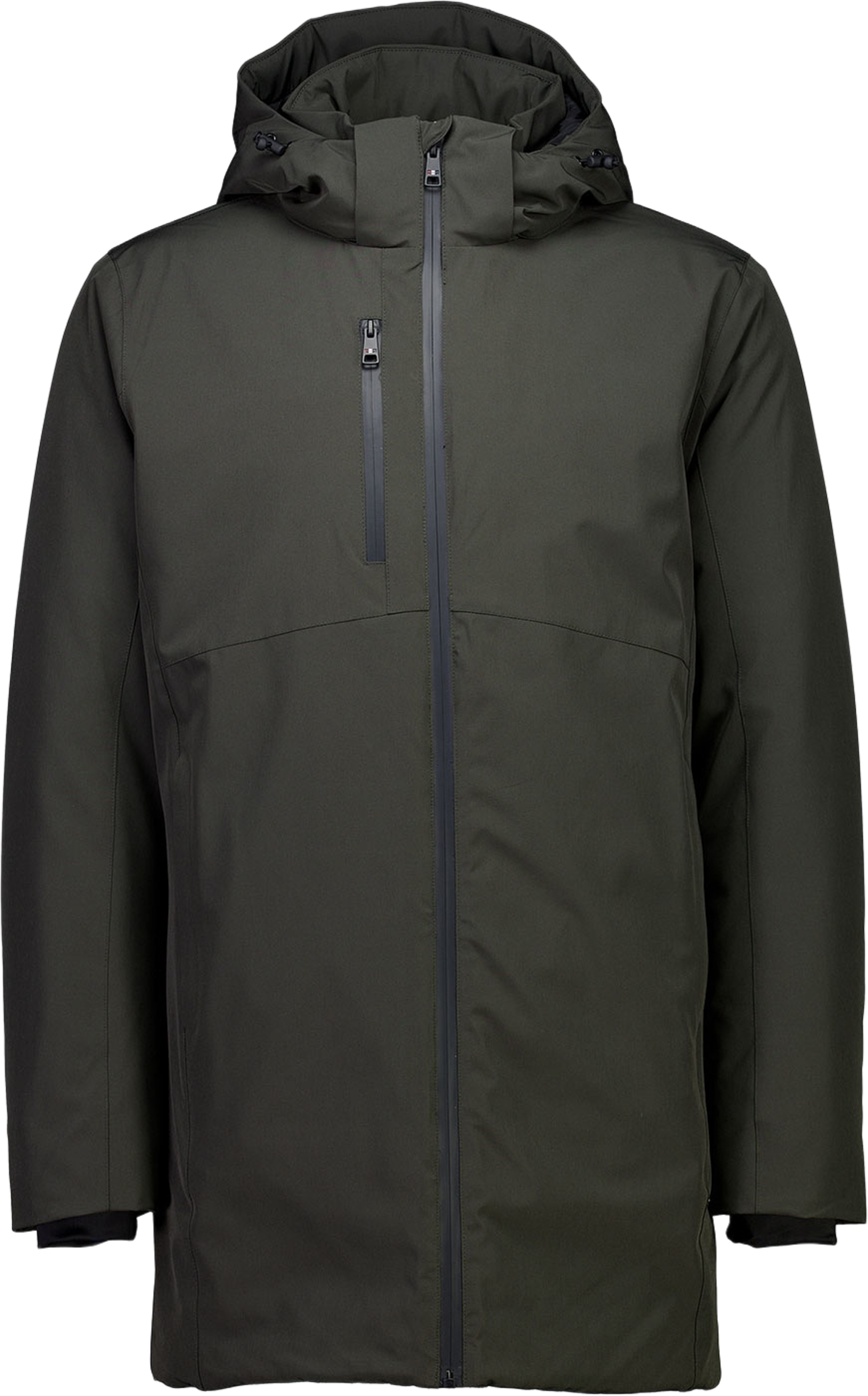Parka jacket, från Lindbergh, i färgen Deep Army. Klicka för att öppna bilden i stort format