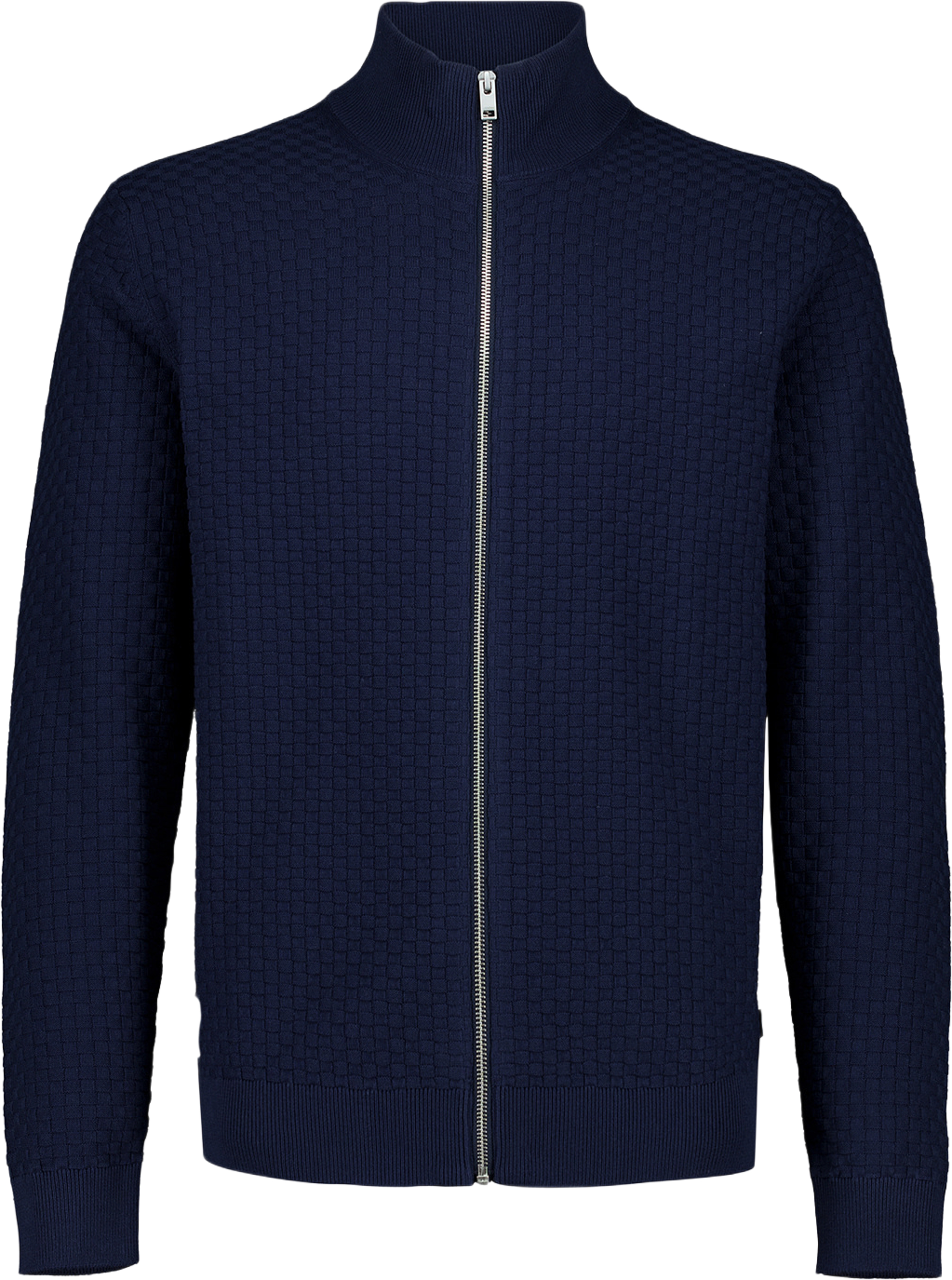 Cardigan, från Lindbergh, i färgen Navy. Klicka för att öppna bilden i stort format