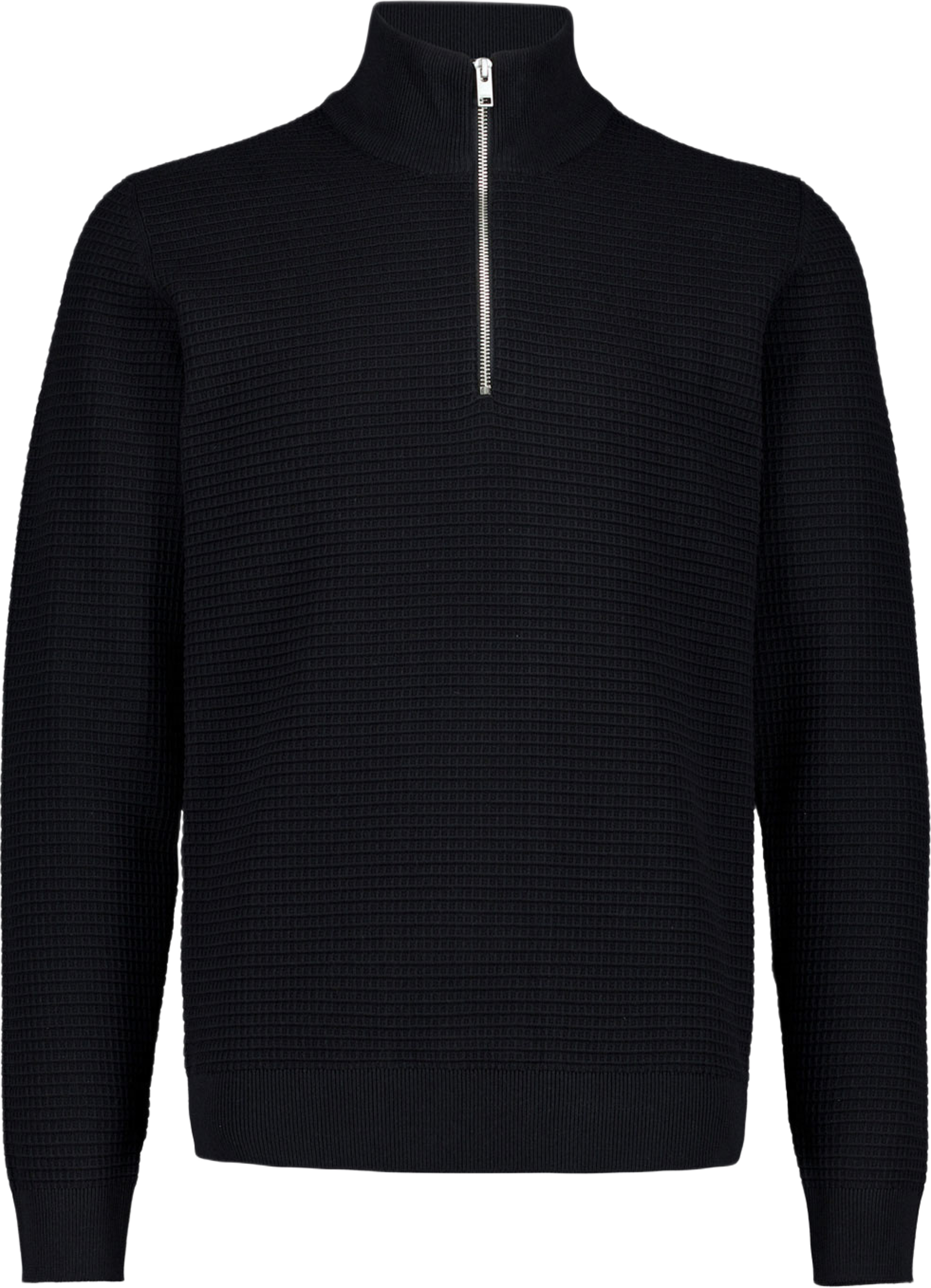 Structure half zip, från Lindbergh, i färgen Black. Klicka för att öppna bilden i stort format