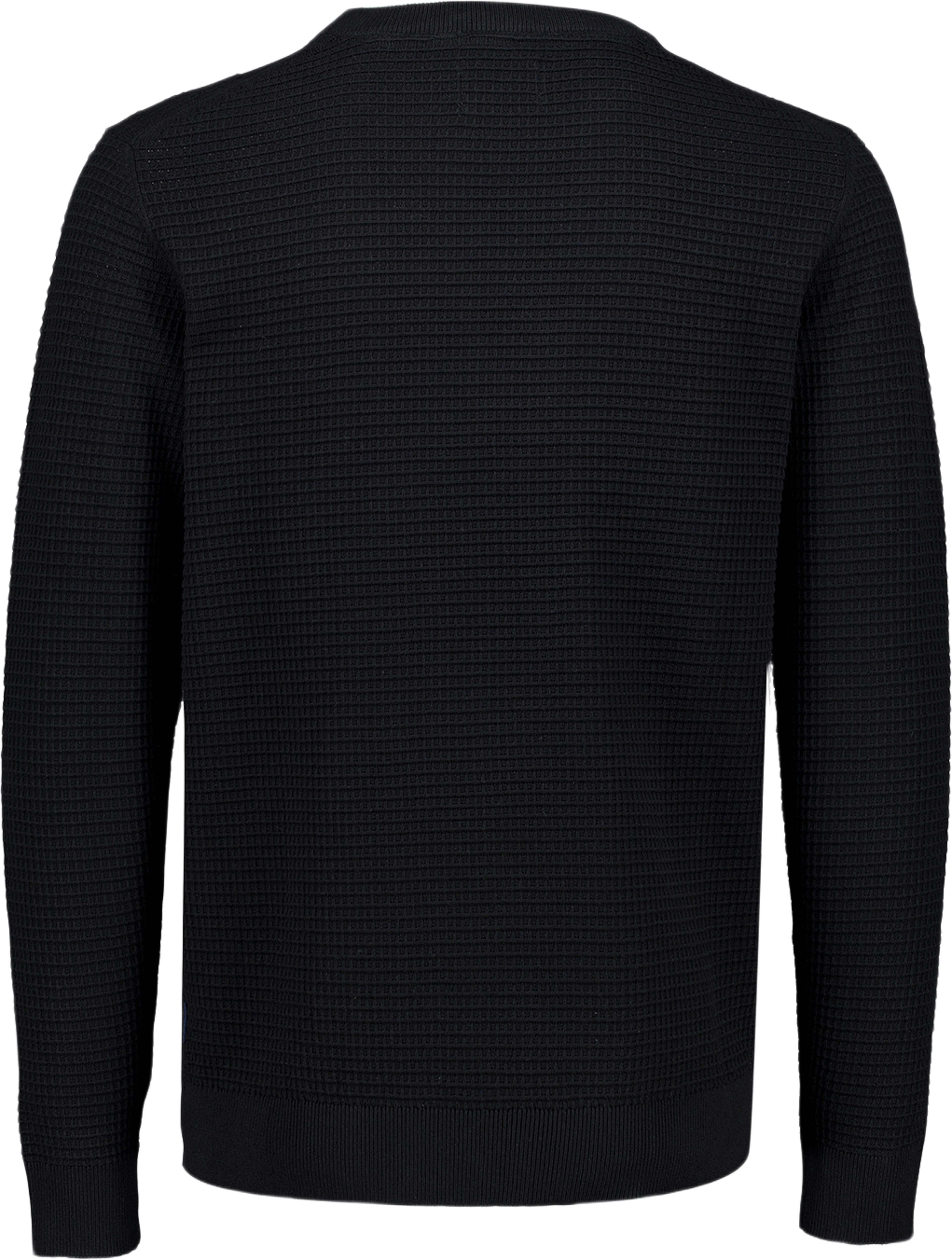 Structure O-neck L/S Knit, från Lindbergh, i färgen Black. Klicka för att öppna bilden i stort format