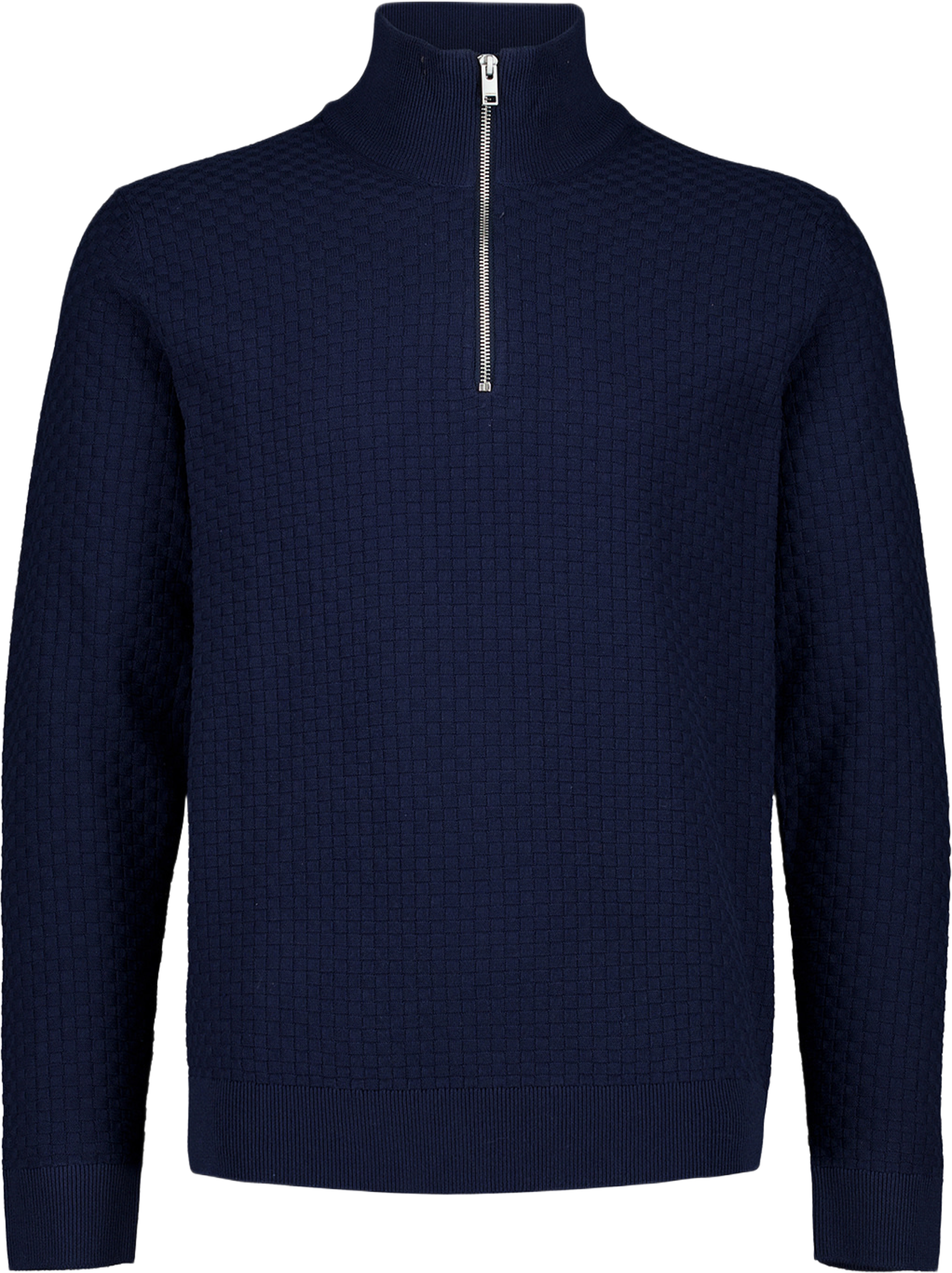 Structure half zip, från Lindbergh, i färgen Navy. Klicka för att öppna bilden i stort format