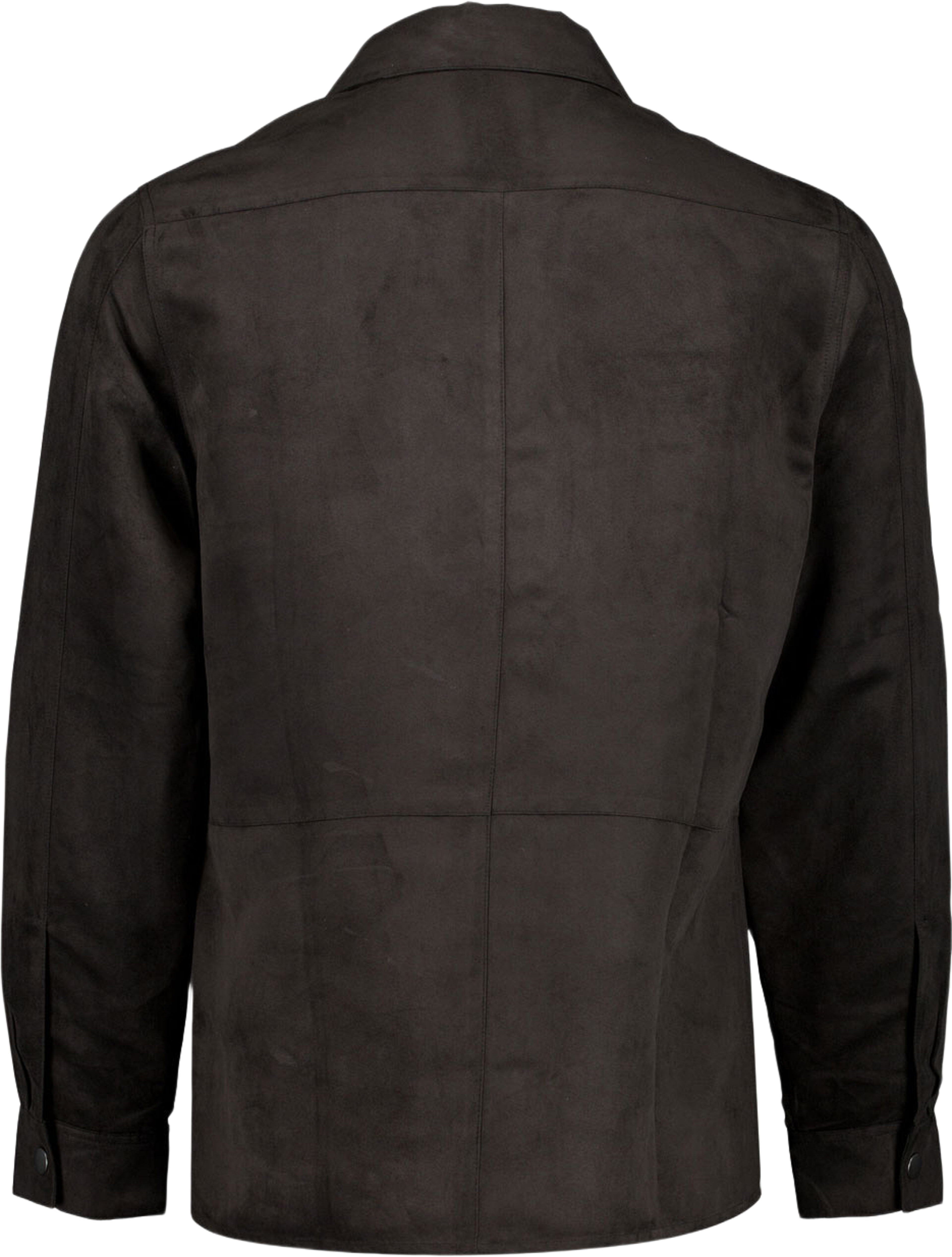 Micro suede overshirt, från Lindbergh, i färgen Black. Klicka för att öppna bilden i stort format