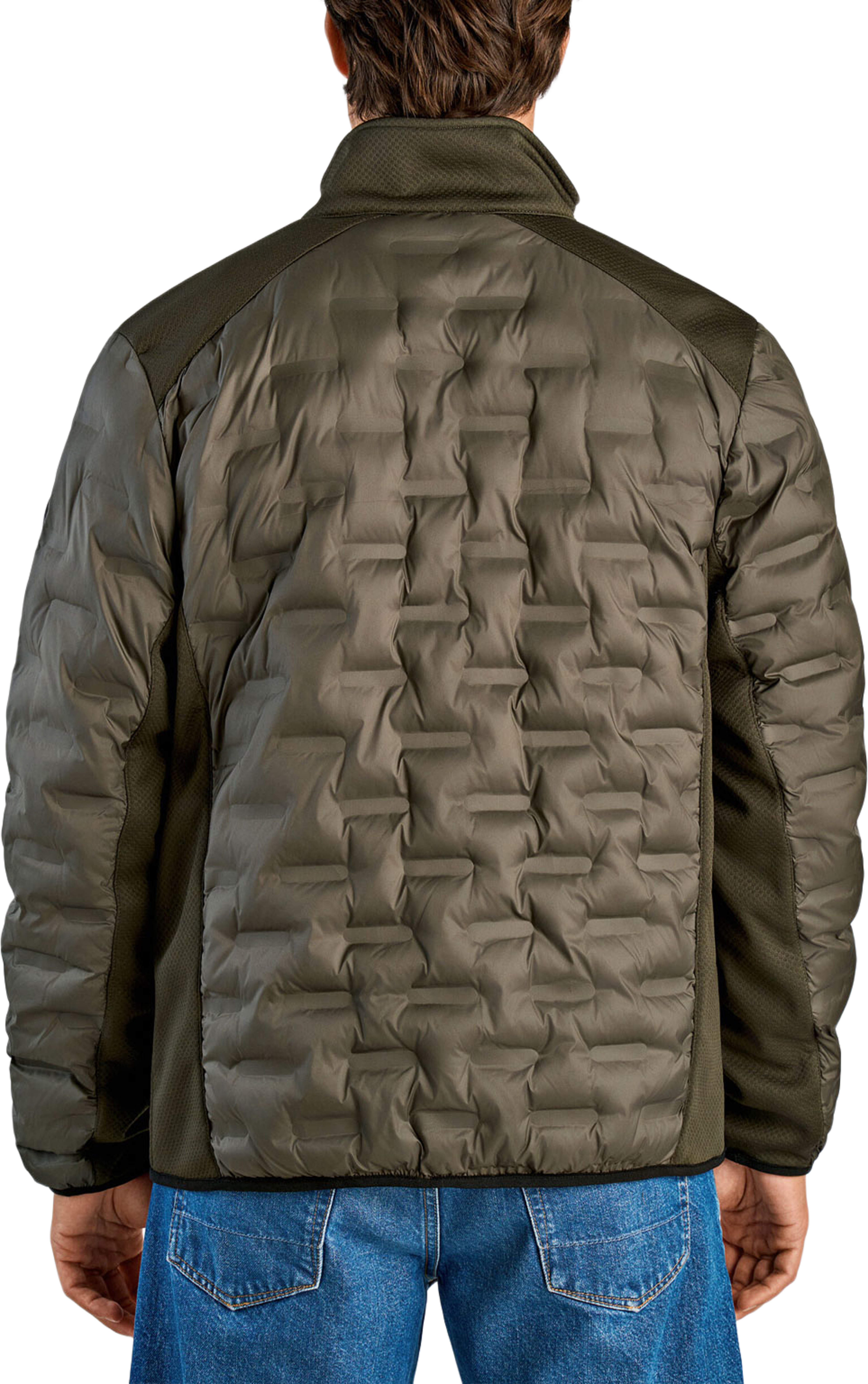 Functional Hybrid Jacket, från Lindbergh, i färgen Army. Klicka för att öppna bilden i stort format
