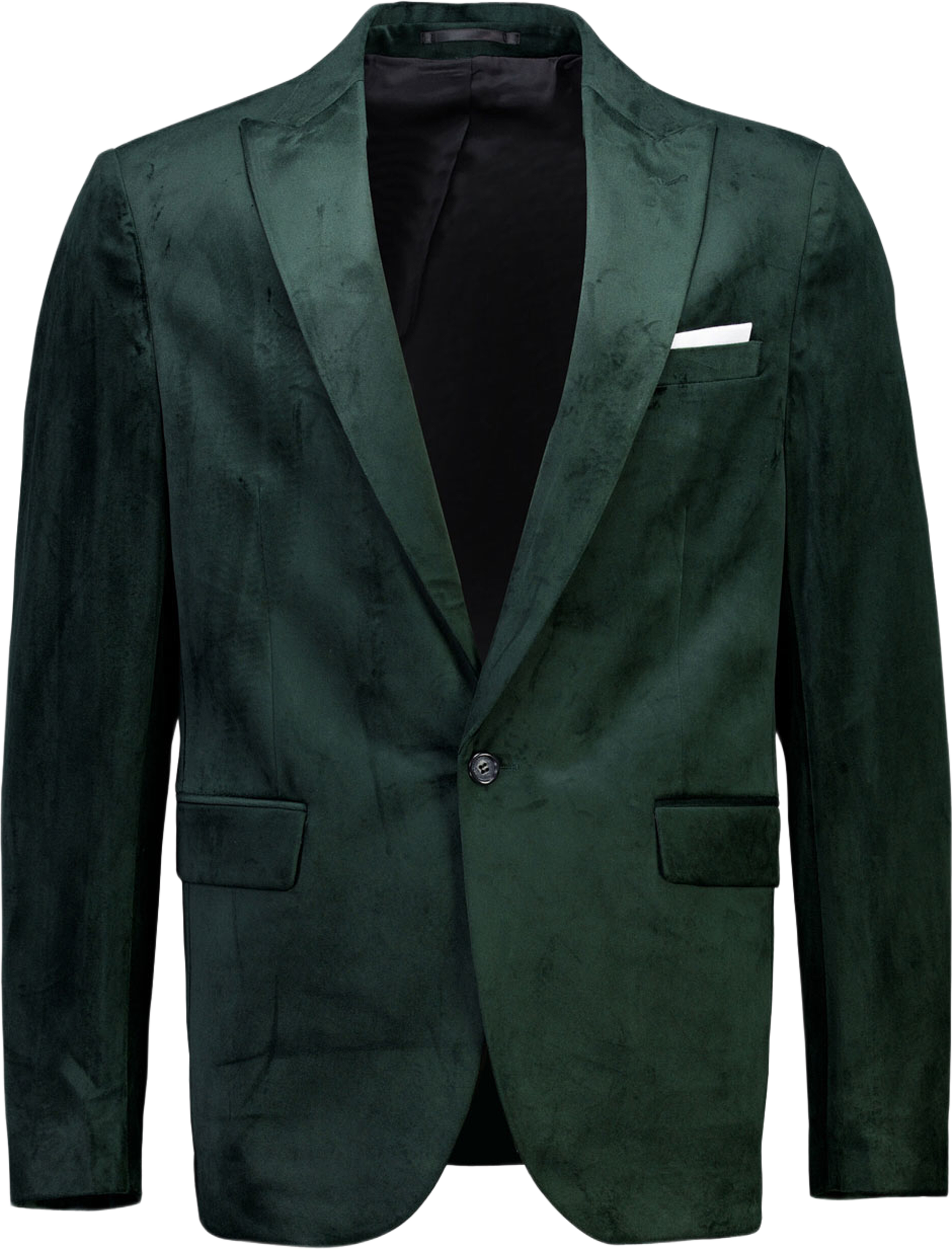 Velvet blazer, från Lindbergh, i färgen Dk Green. Klicka för att öppna bilden i stort format
