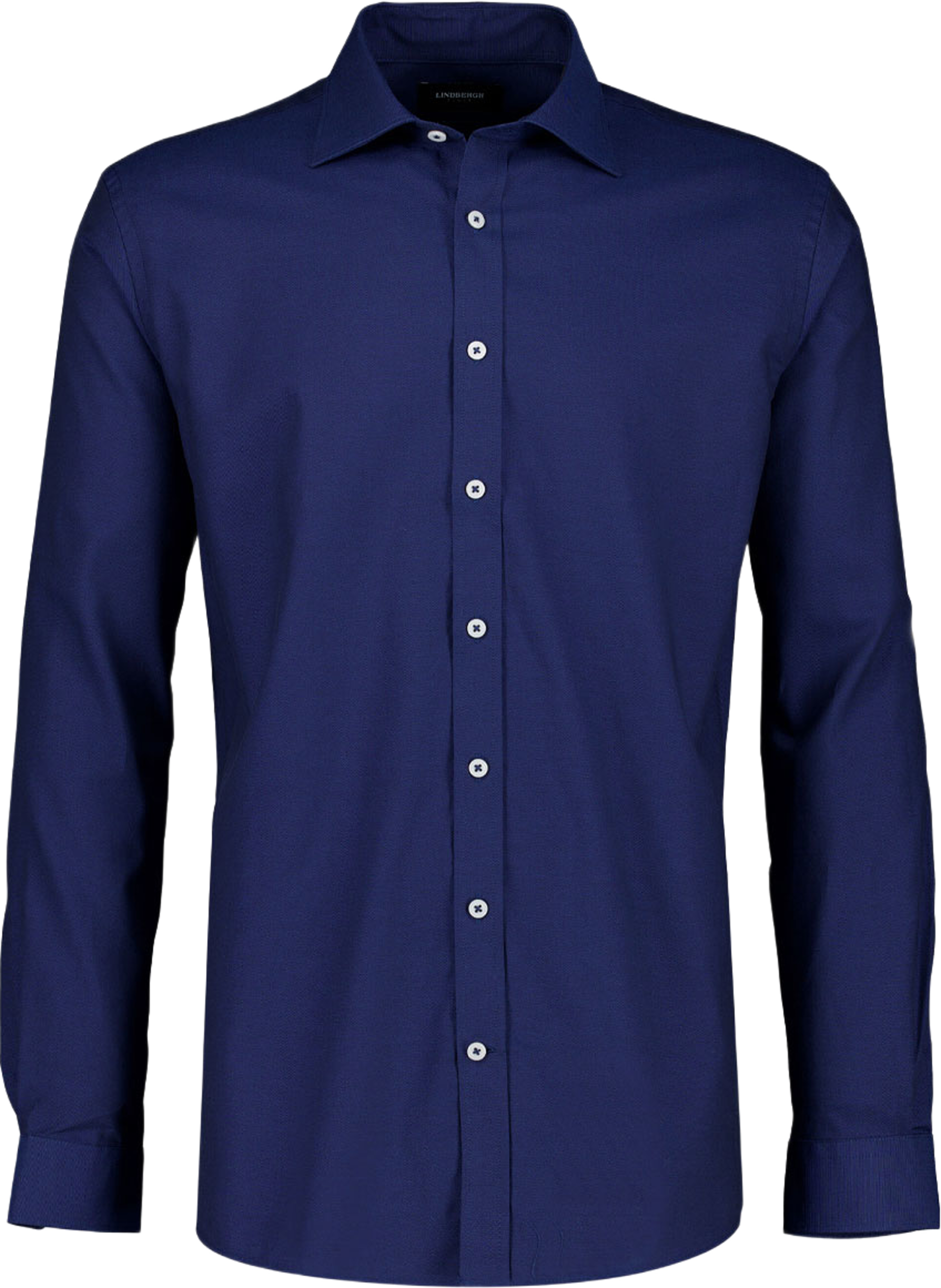 Dress shirt L/S, från Lindbergh, i färgen Deep Navy. Klicka för att öppna bilden i stort format