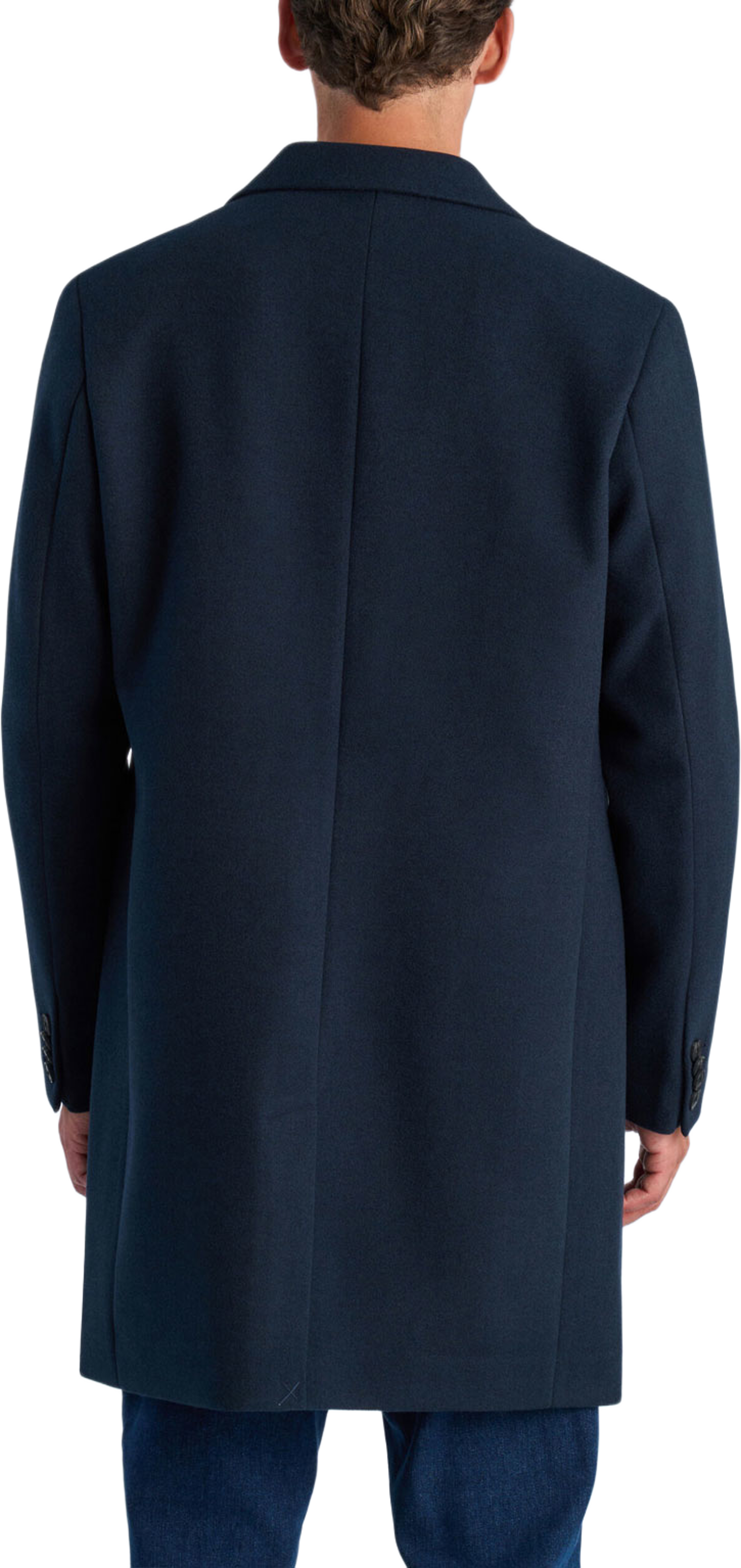 Classic Coat, från Lindbergh, i färgen Navy. Klicka för att öppna bilden i stort format